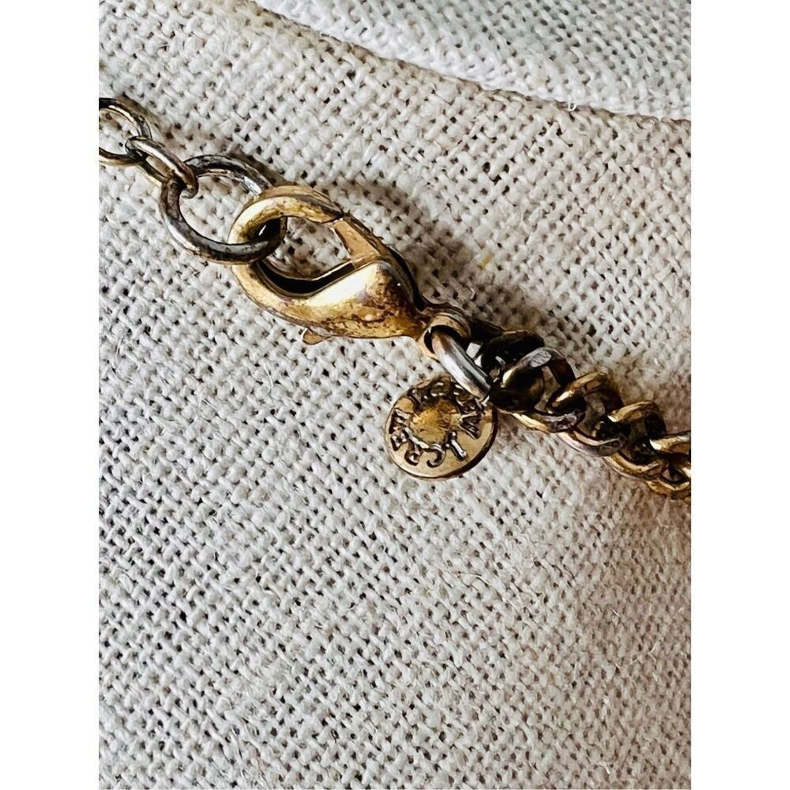 J.Crew J. Crew Gold Rhinestone Crystal Cluster Statement Necklace Size ONE SIZE - 4 Thumbnail