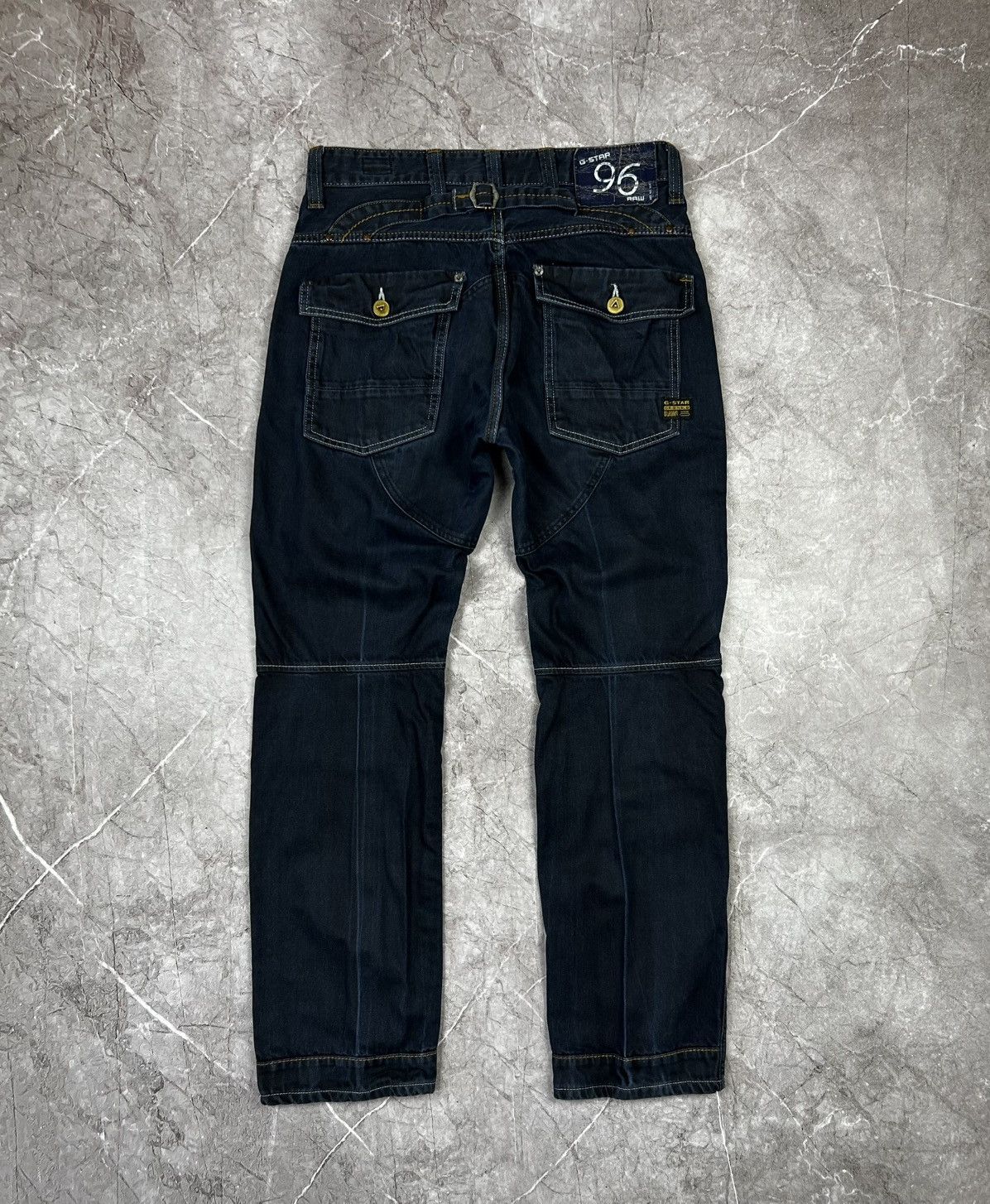 G-Star G Star RAW vintage jeans 96 rare carpenter pants bondage Y2K Size US 34 / EU 50 - 1 Thumbnail