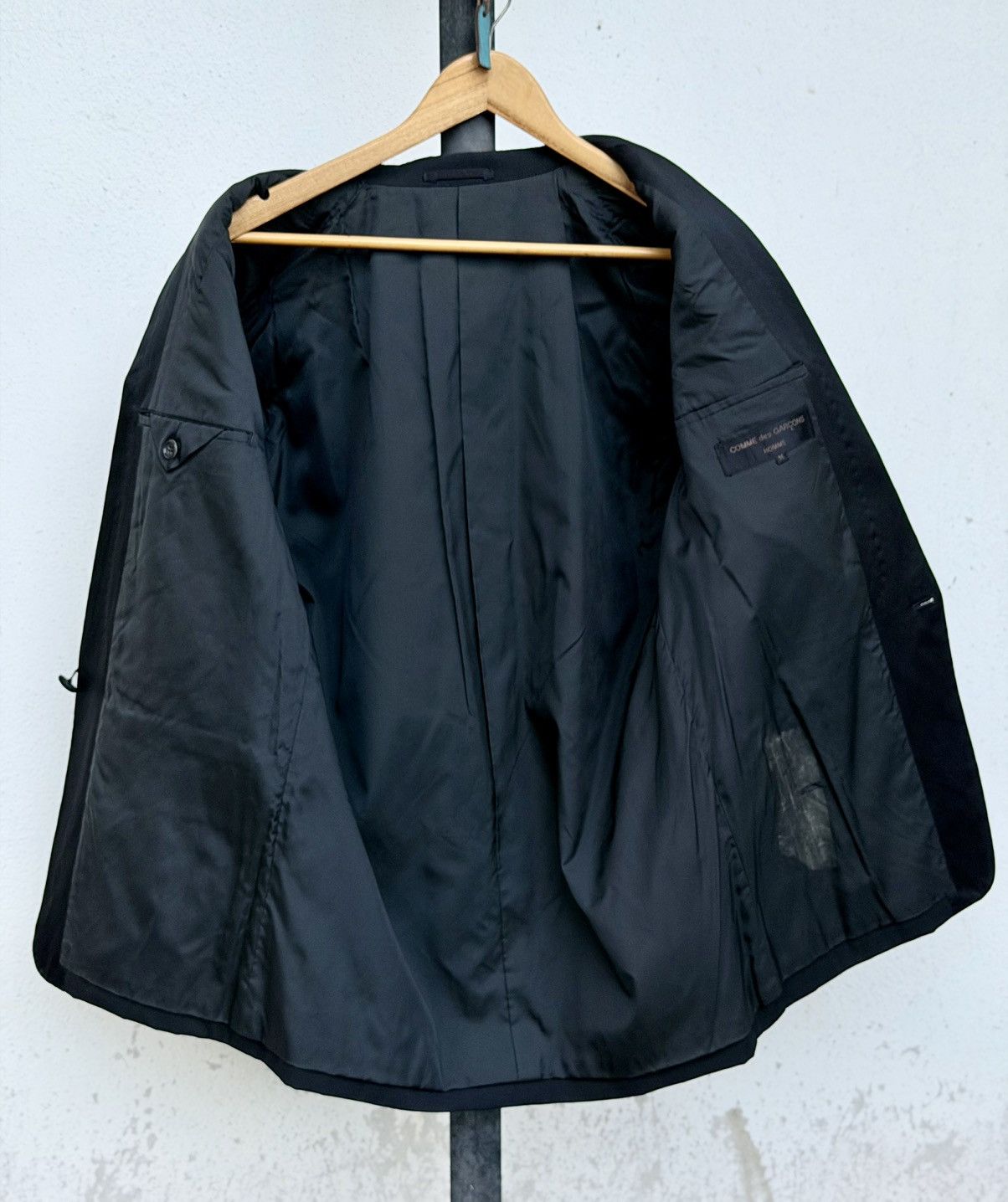 Comme des Garcons Homme Comme des Garçons HOMME black tuxedo for formal evening wear Size 42R - 10 Thumbnail