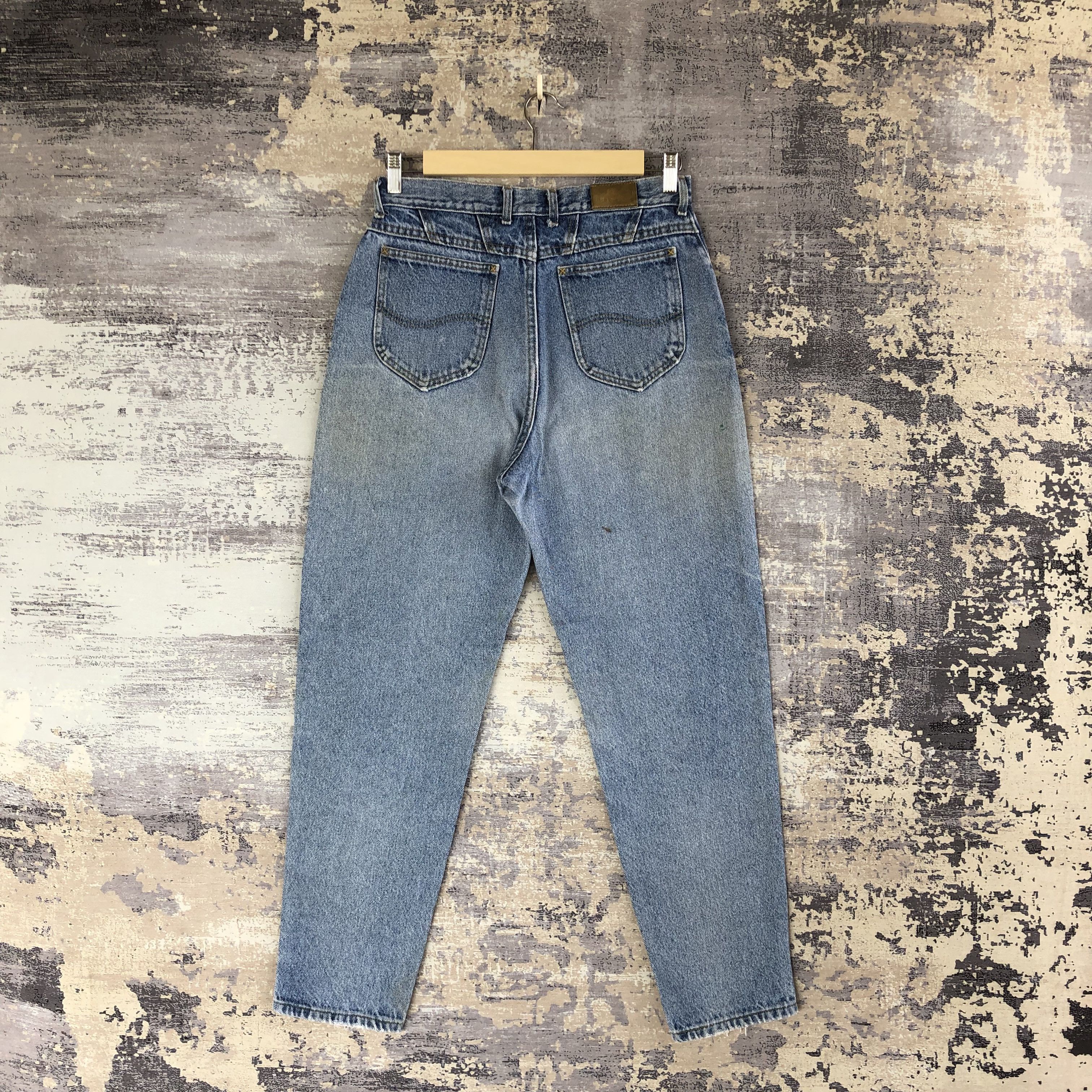 Lee Vintage 90s Lee Rider Jeans Lee Sanforized Light Wash Denim Size 30" / US 8 / IT 44 - 2 Thumbnail