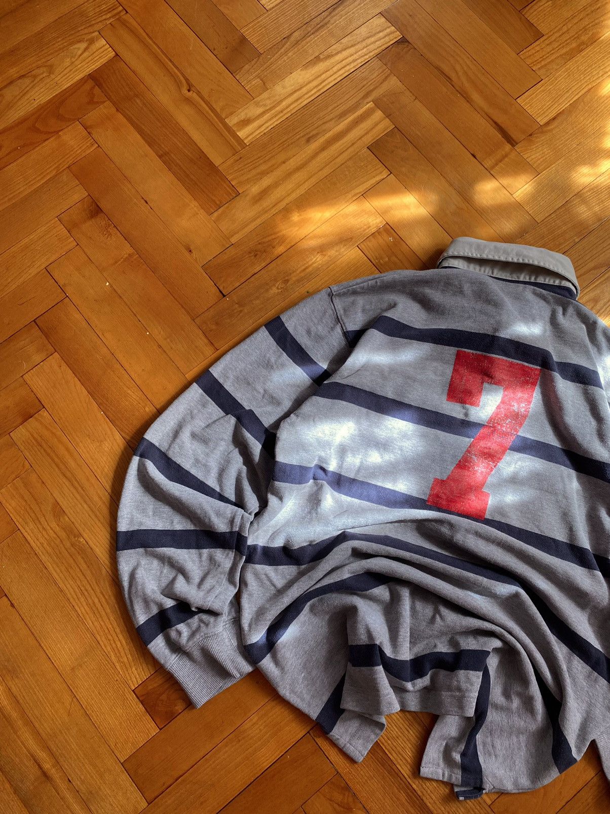 Nike Vintage 90s Stripped Nike Jersey Size US L / EU 52-54 / 3 - 8 Thumbnail
