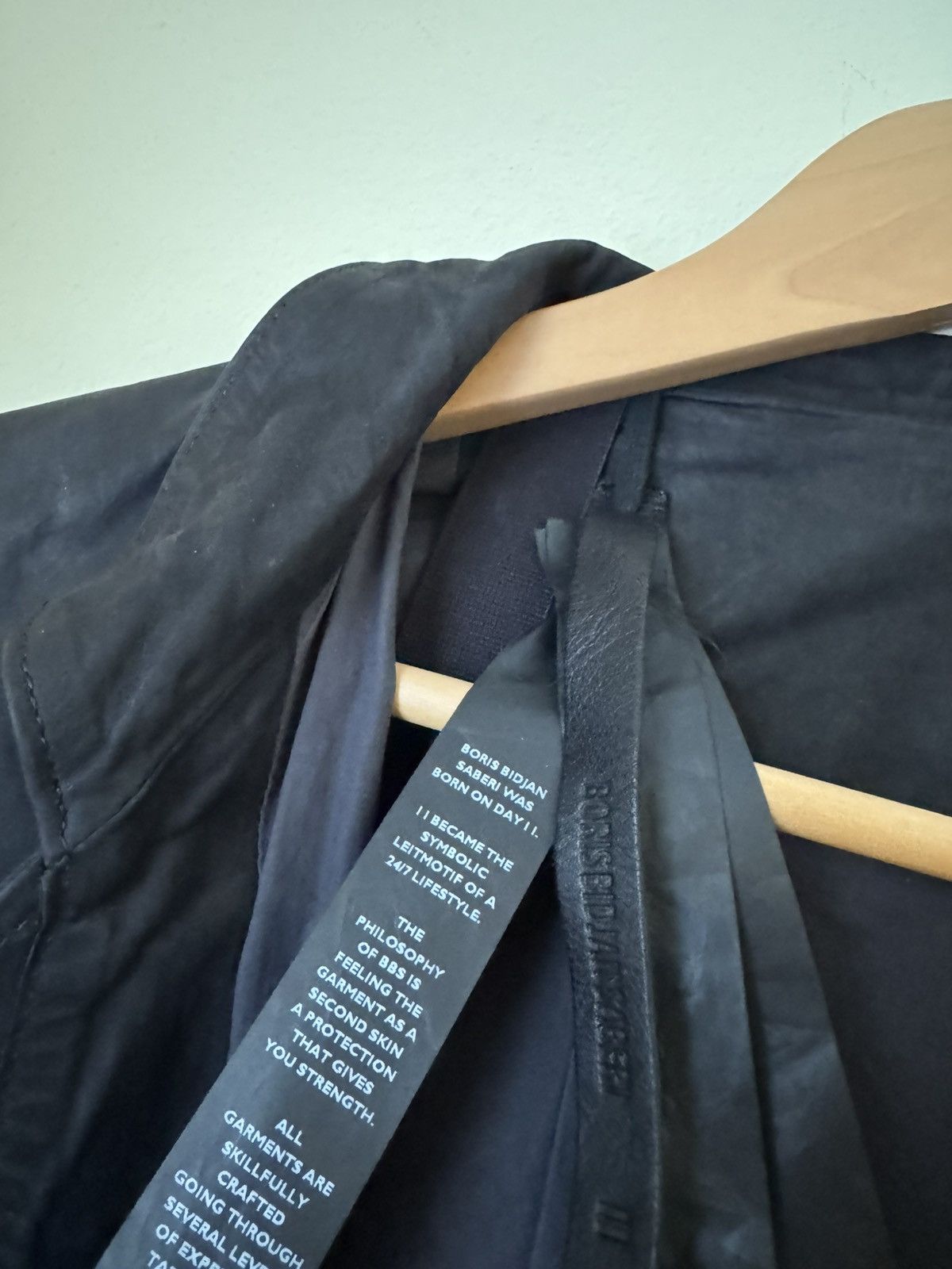 Boris Bidjan Saberi Boris Bidjan Saberi J5 Leather Jacket Black XL Size US XL / EU 56 / 4 - 10 Thumbnail