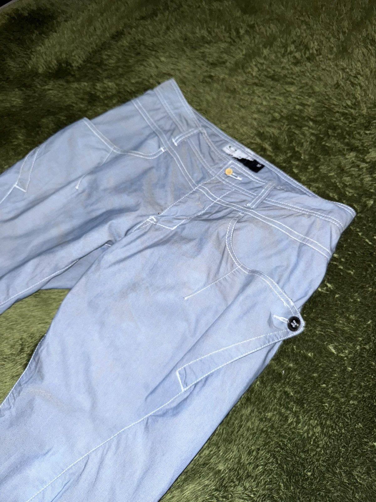 Oakley [32] Oakley Japan Skull Hand-Dyed Cropped Pants Indigo Size US 32 / EU 48 - 5 Thumbnail