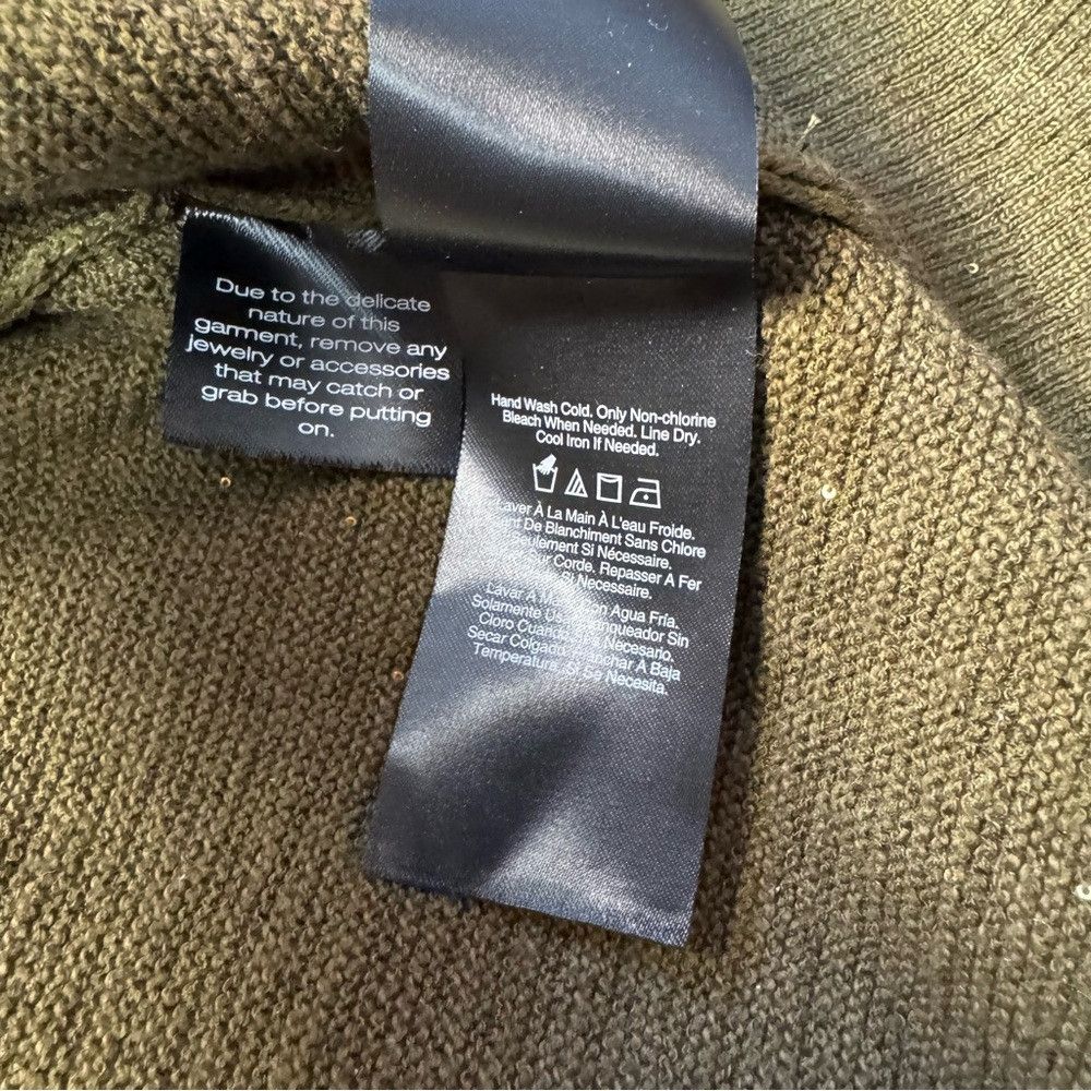 Donna Karan New Donna Karan New York Micro-Sequin Scarf Neck Beech Card Size M / US 6-8 / IT 42-44 - 8 Thumbnail