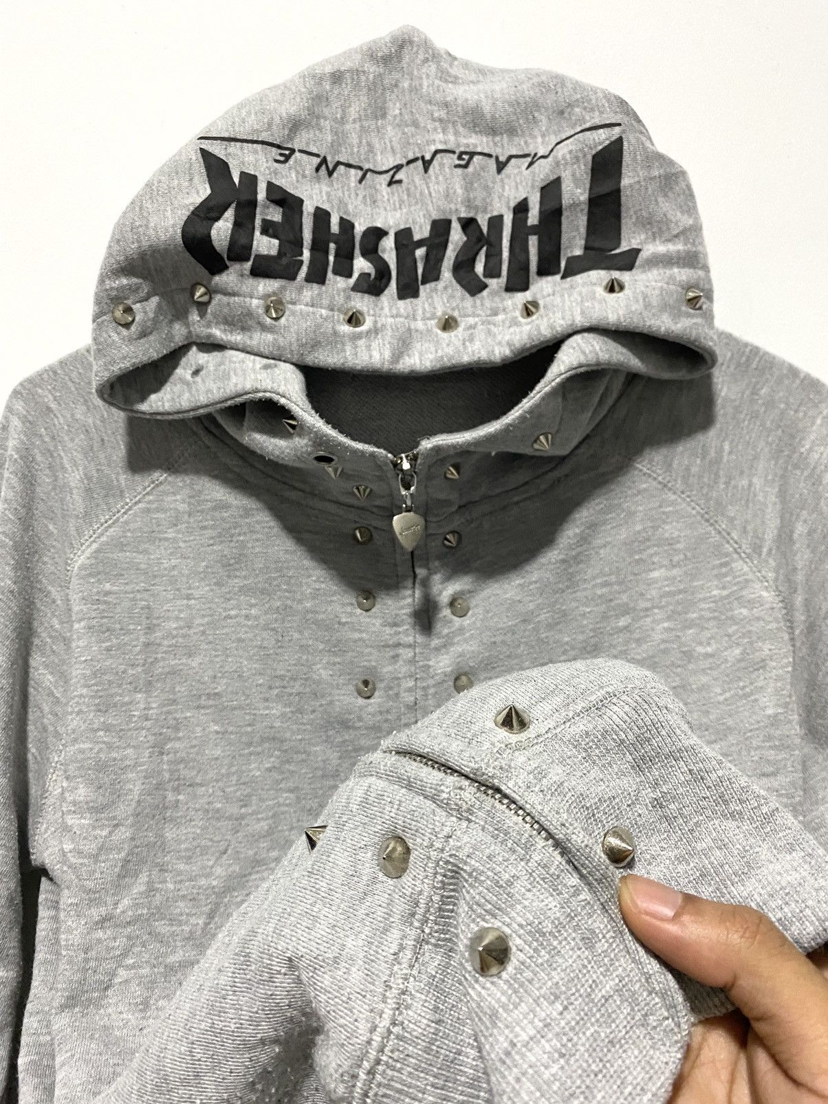 Thrasher Jouetie x Thrasher Magazine With Studded zipper Hoodie Size US S / EU 44-46 / 1 - 3 Thumbnail