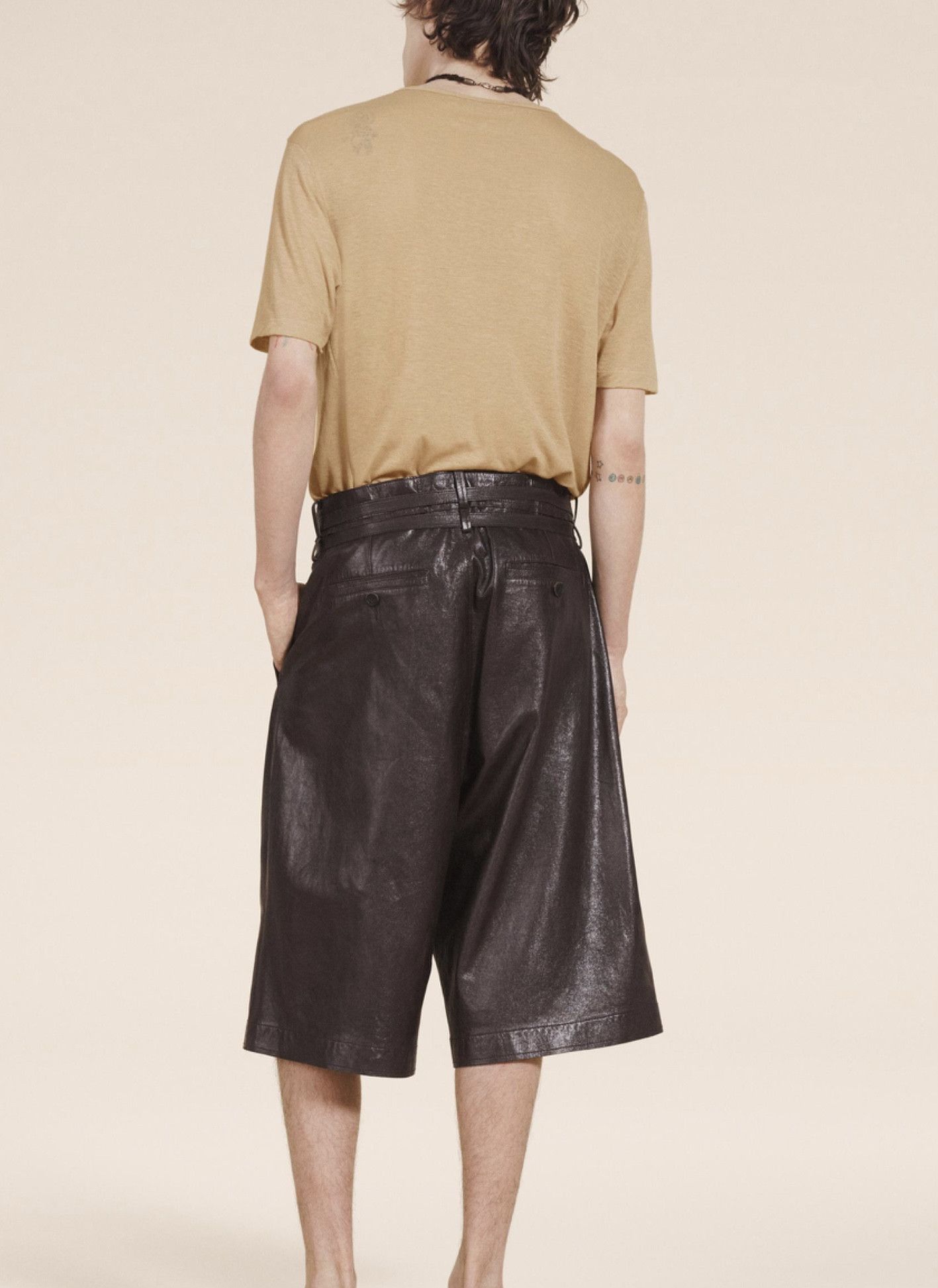 Zara Zara leather shorts Size US 31 - 4 Thumbnail