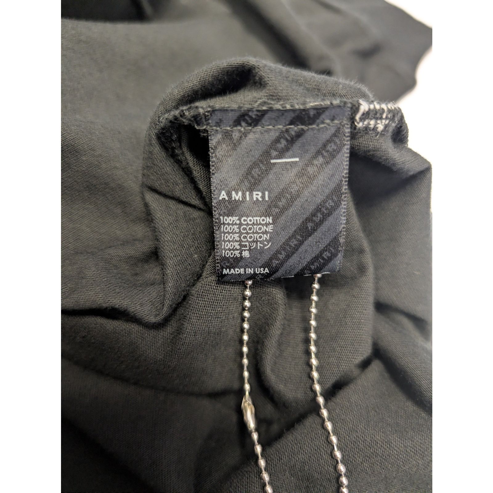 Amiri o1rshd1 Q:2 / CNY Dragon Long Sleeve Tee T-Shirt in Black L Size US L / EU 52-54 / 3 - 18 Thumbnail