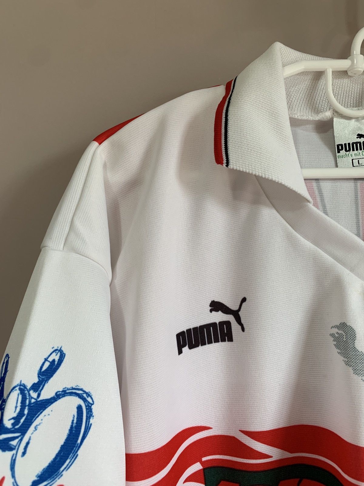 Puma × Vintage England 1995 Home Rugby League Shirt Puma Jersey Size L Size US L / EU 52-54 / 3 - 4 Thumbnail