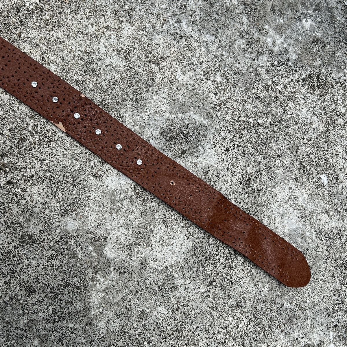Vintage Vintage studded leather belt (Kapital Style) Size ONE SIZE - 10 Thumbnail