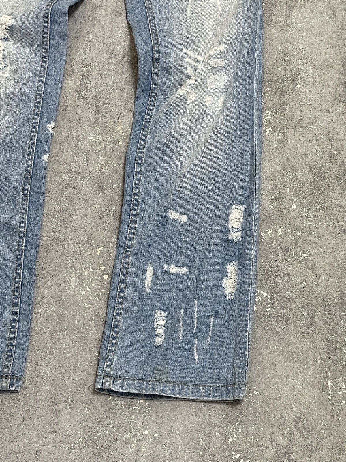 Dolce & Gabbana Vintage Dolce&Gabbana Y2K Archive Distressed Denim Jeans Size 30" / US 8 / IT 44 - 5 Thumbnail