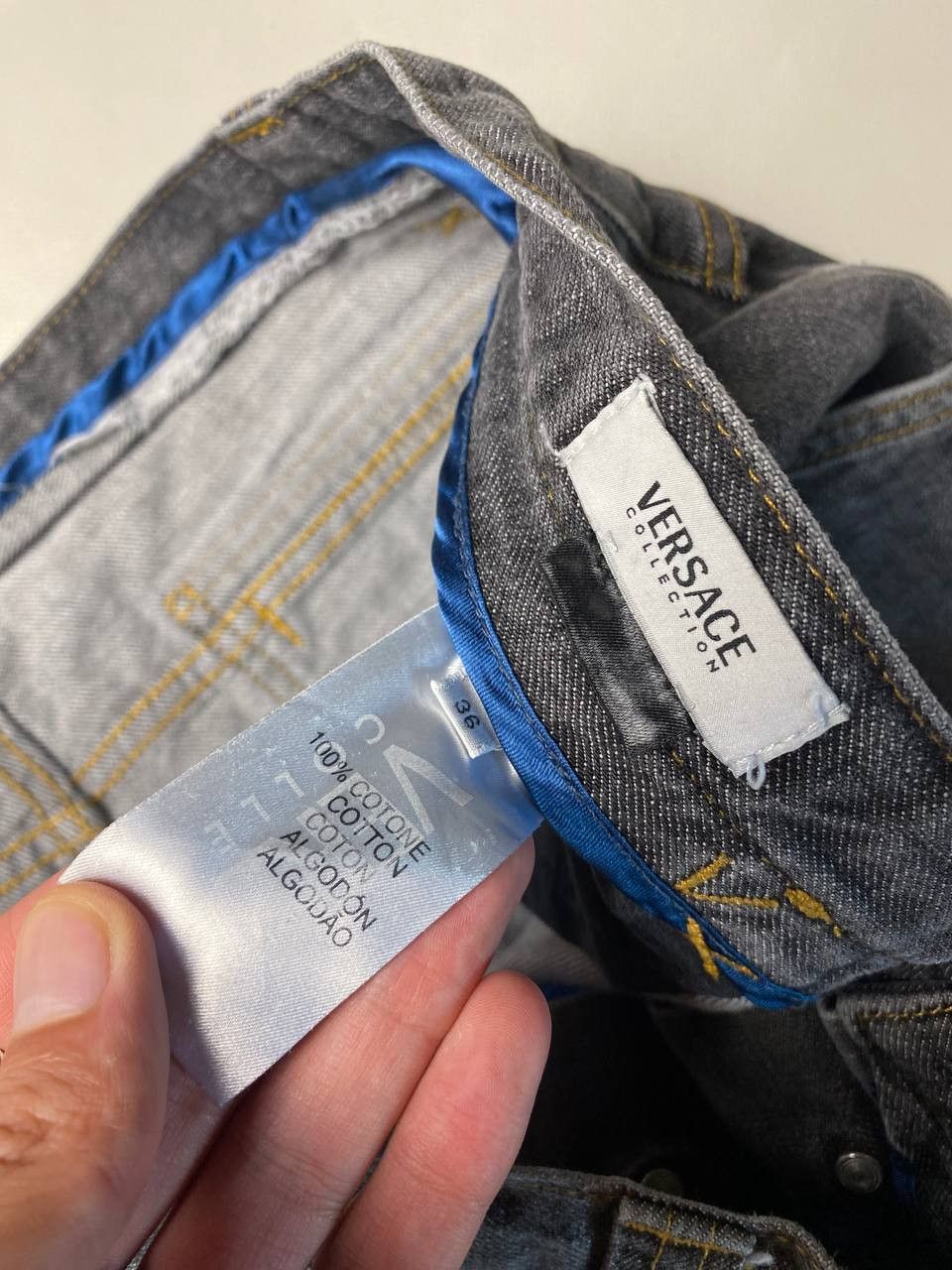 Versace × Versace Jeans Couture Versace denim jeans Size US 36 / EU 52 - 4 Thumbnail