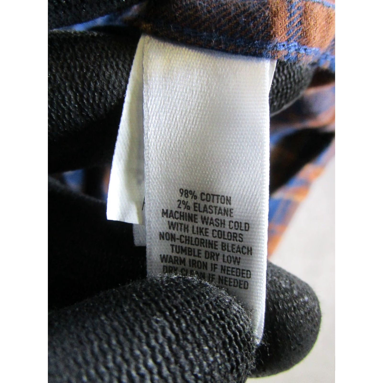 Bonobos Bonobos Flannel Shirt Mens Large Blue Cotton Button-Up Slim Size US L / EU 52-54 / 3 - 4 Thumbnail