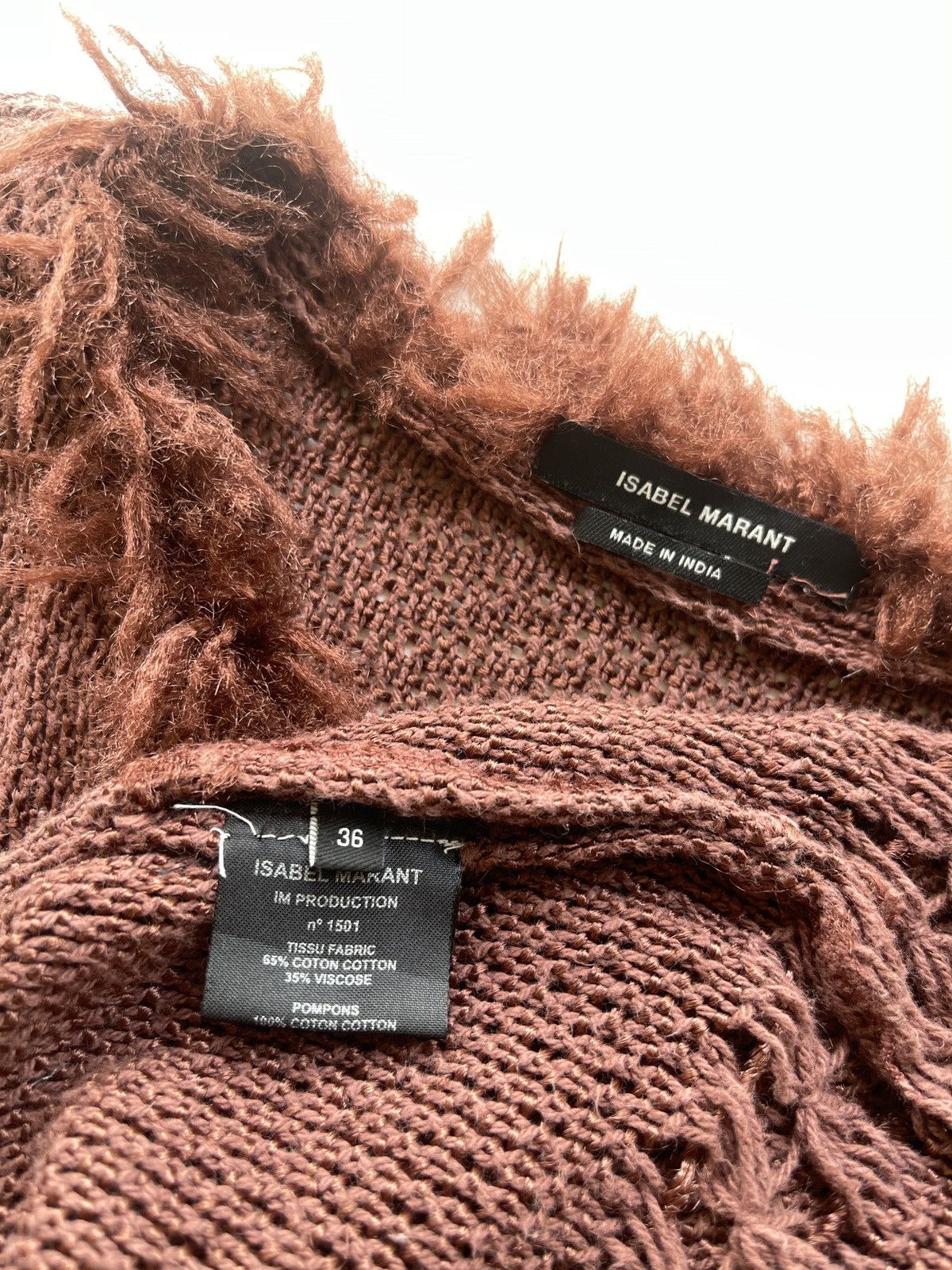 Isabel Marant Isabel Marant Avantgarde Sleeveless Fringe Tassel Fur Knit Size XS / US 0-2 / IT 36-38 - 12 Thumbnail