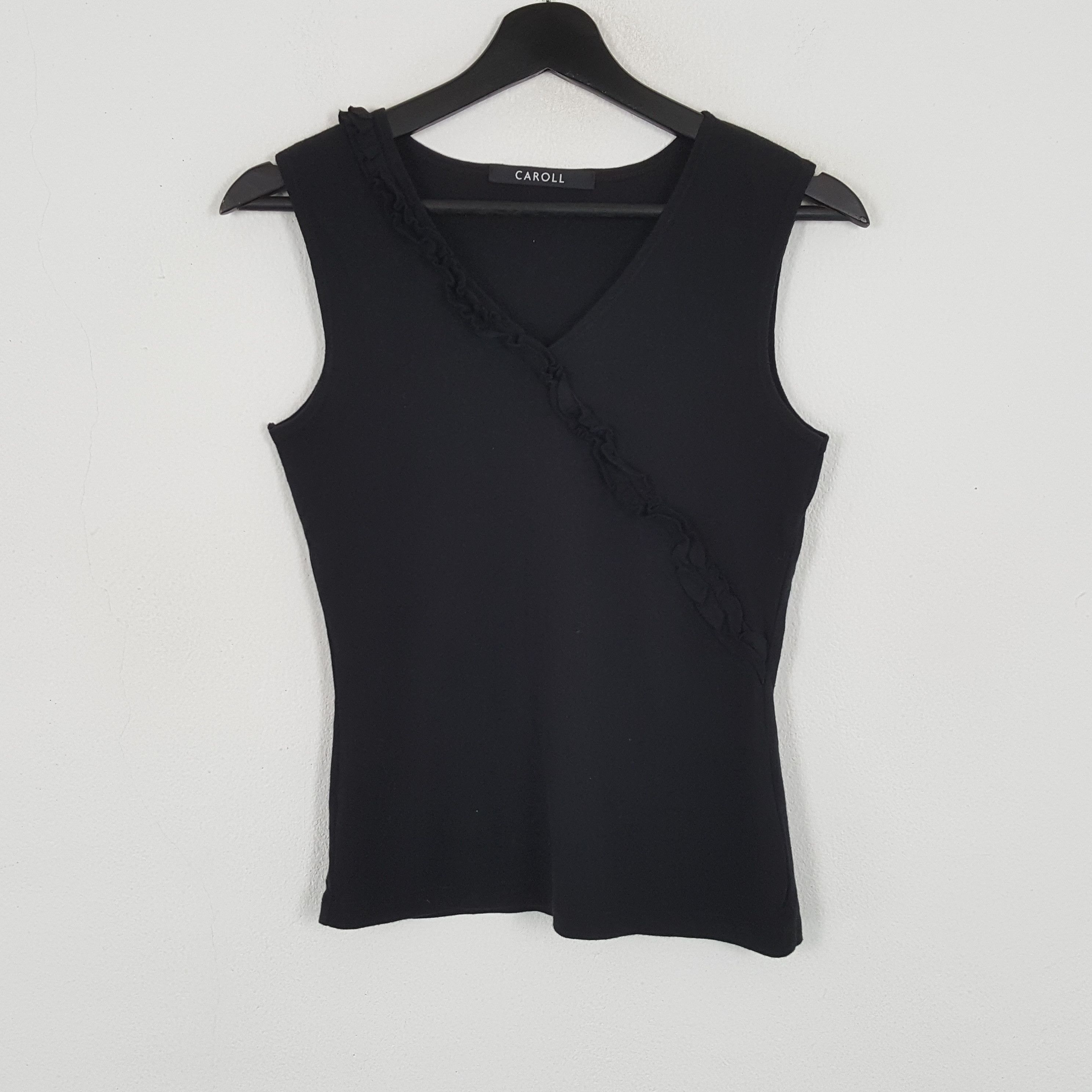 Designer × Vintage CAROLL Fashion Style Tank Top Size XS / US 0-2 / IT 36-38 - 1 Thumbnail
