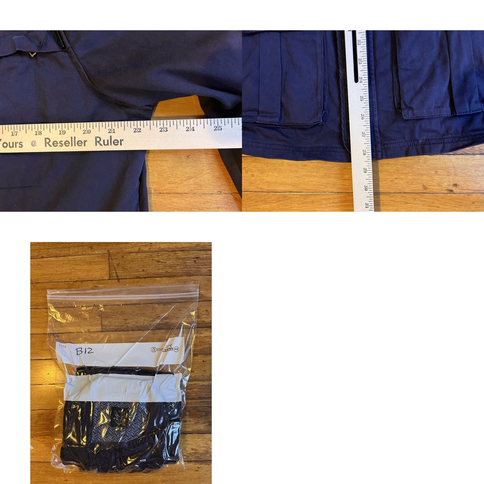 Vintage Rare Rabbit Jacket Men’s XL Blue Bomber - Short, Stand-Up Collar, Lined, Pockets, Cotton Blend, Regular Fit, Outdoor, Preppy, 45" Chest Size US XL / EU 56 / 4 - 9 Thumbnail