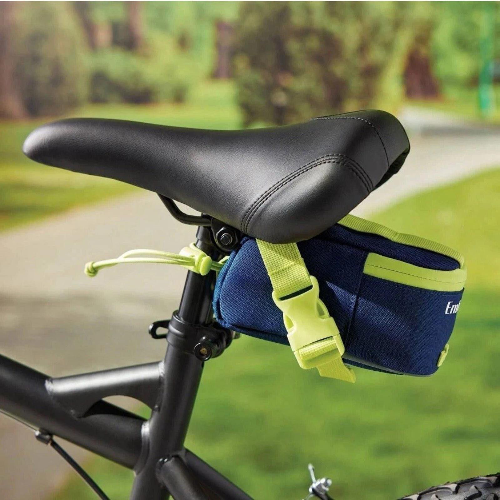 Designer Embark Rear Saddle Bike Bag Navy Bright Yellow Embark Bike Size ONE SIZE - 2 Thumbnail