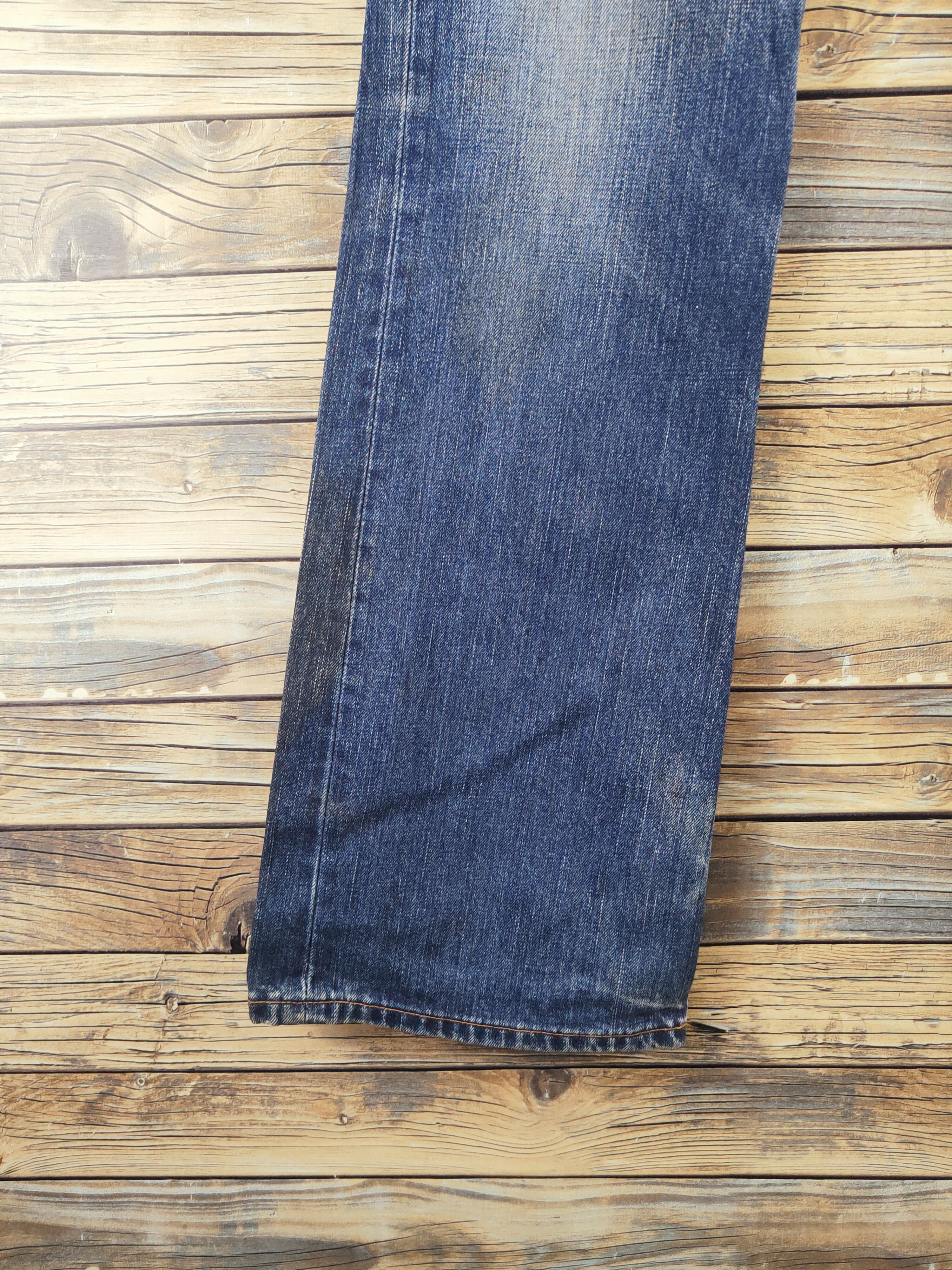 Levi's Levi's Dark Blue Distressed Ripped Jeans #S2806 Size US 32 / EU 48 - 4 Thumbnail