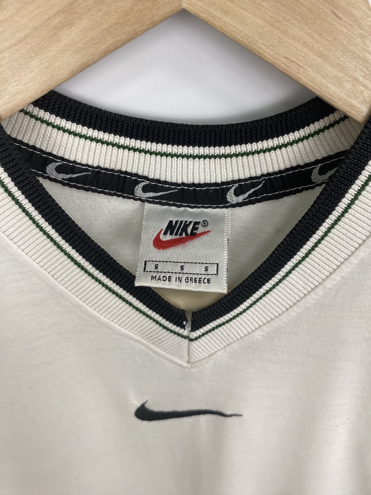 Nike 🇺🇸 Vintage 90s Nike Center Swoosh T-Shirt Rare Retro Hype Y2K Size US S / EU 44-46 / 1 - 5 Thumbnail