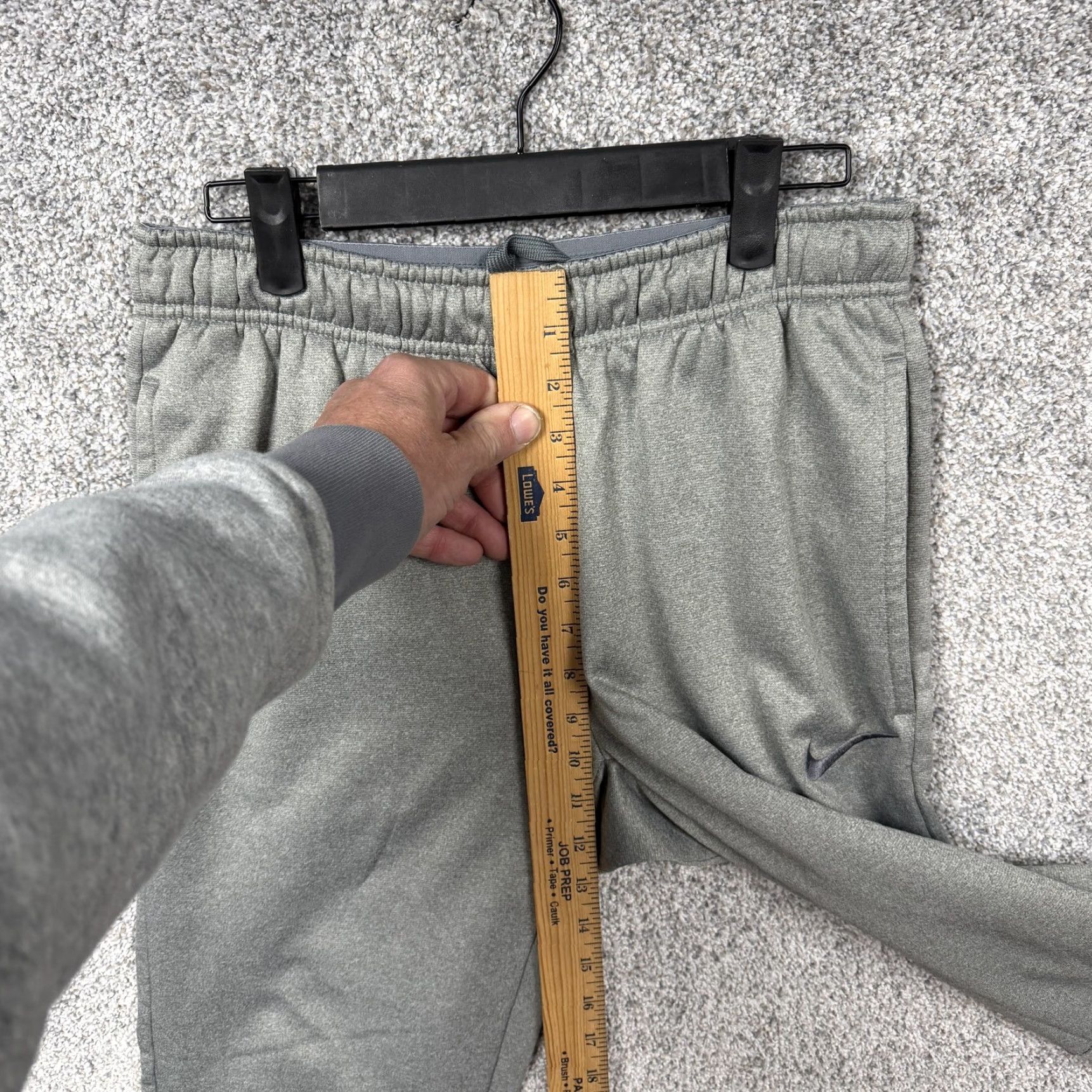 Nike Nike Therma-FIT Pants Mens Small Gray Fleece Joggers Athletic Gym Athleisure Size US 29 - 5 Thumbnail