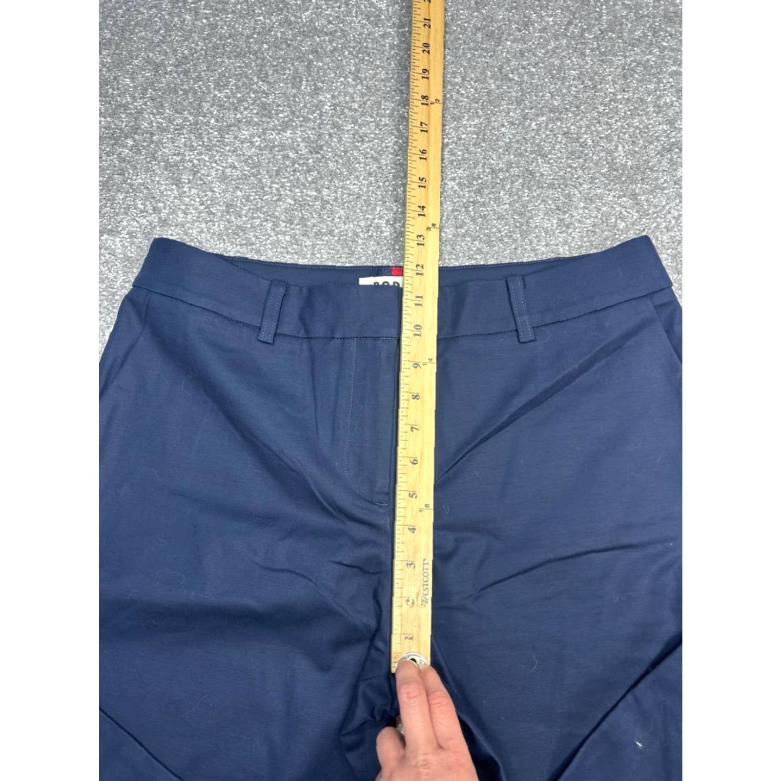 Boden Boden Dress Pants Womens 10 Petite Blue Stretch High Rise Straight Leg New Dress Pants Womens Petite 10 Blue Stretch Boden Size 32" / US 10 / IT 46 - 5 Thumbnail