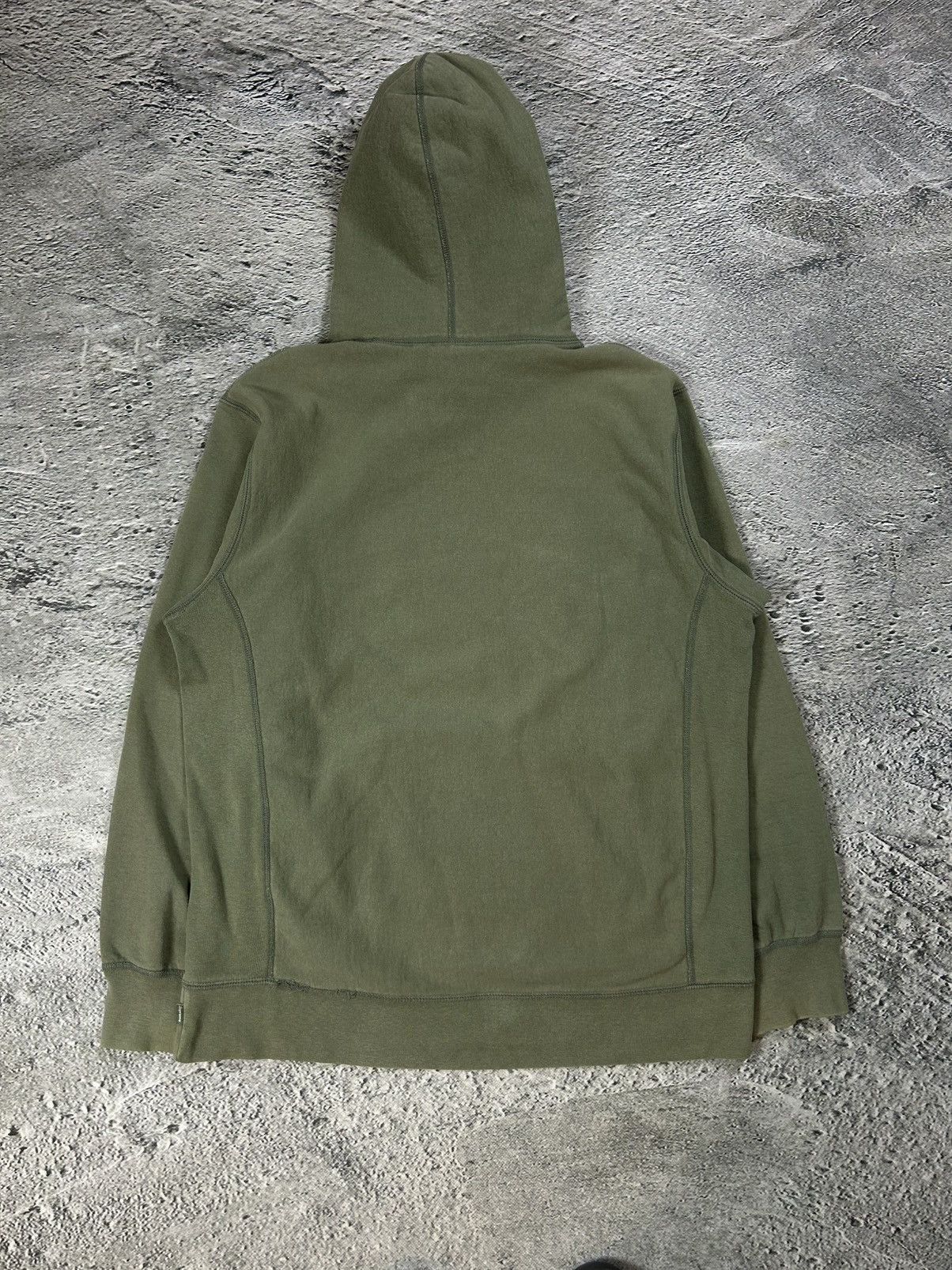Supreme Supreme hoodie The Most Hooded light olive red big logo FW19 Size US XL / EU 56 / 4 - 8 Thumbnail