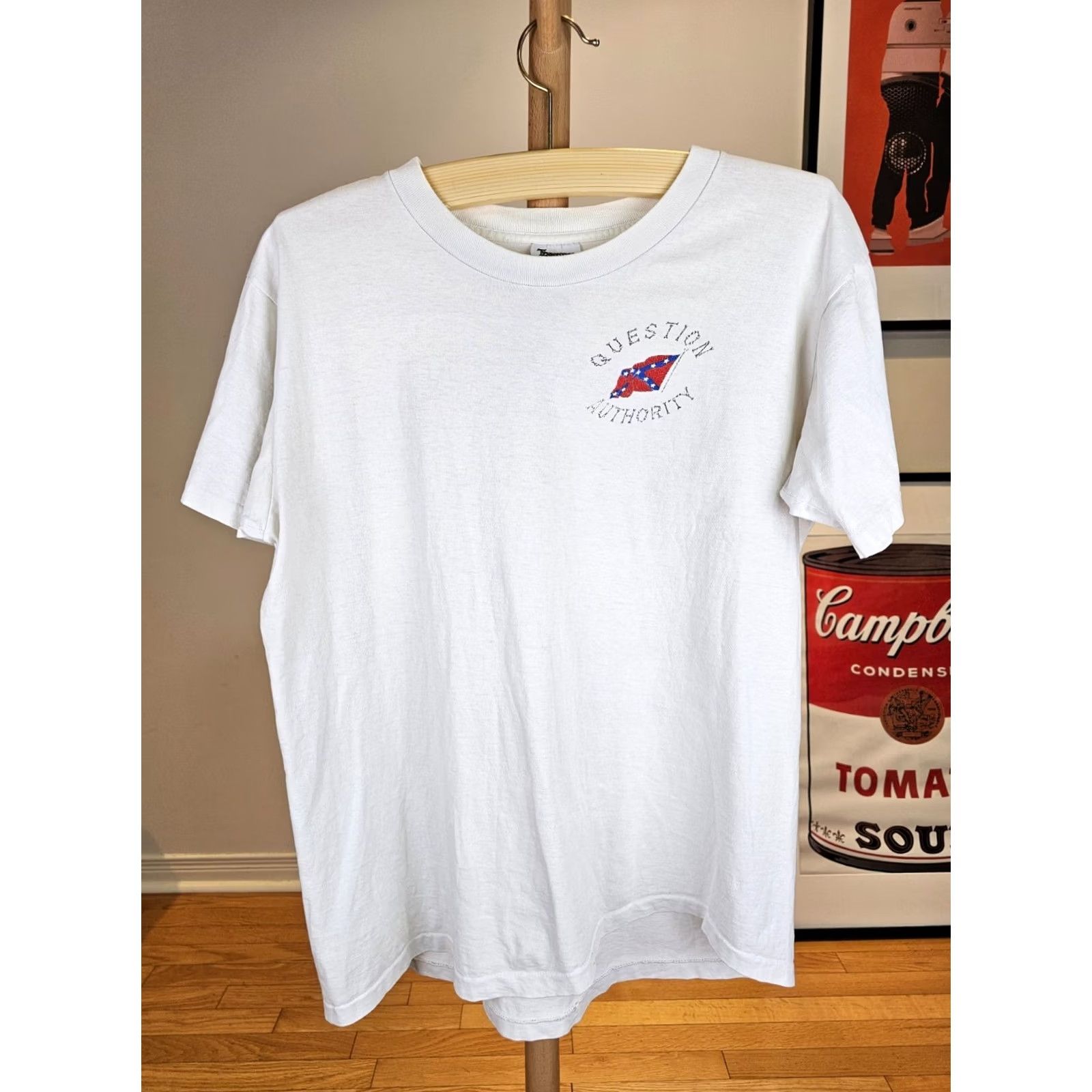 Vintage VINTAGE MAD BAD & DANGEROUS TO KNOW DOG EAT DOG WORLD COTTON T-SHIRT SZ XL Shirt Mens Cotton White 90s Logo 23 INCH 27 INCH Size US L / EU 52-54 / 3 - 2 Thumbnail