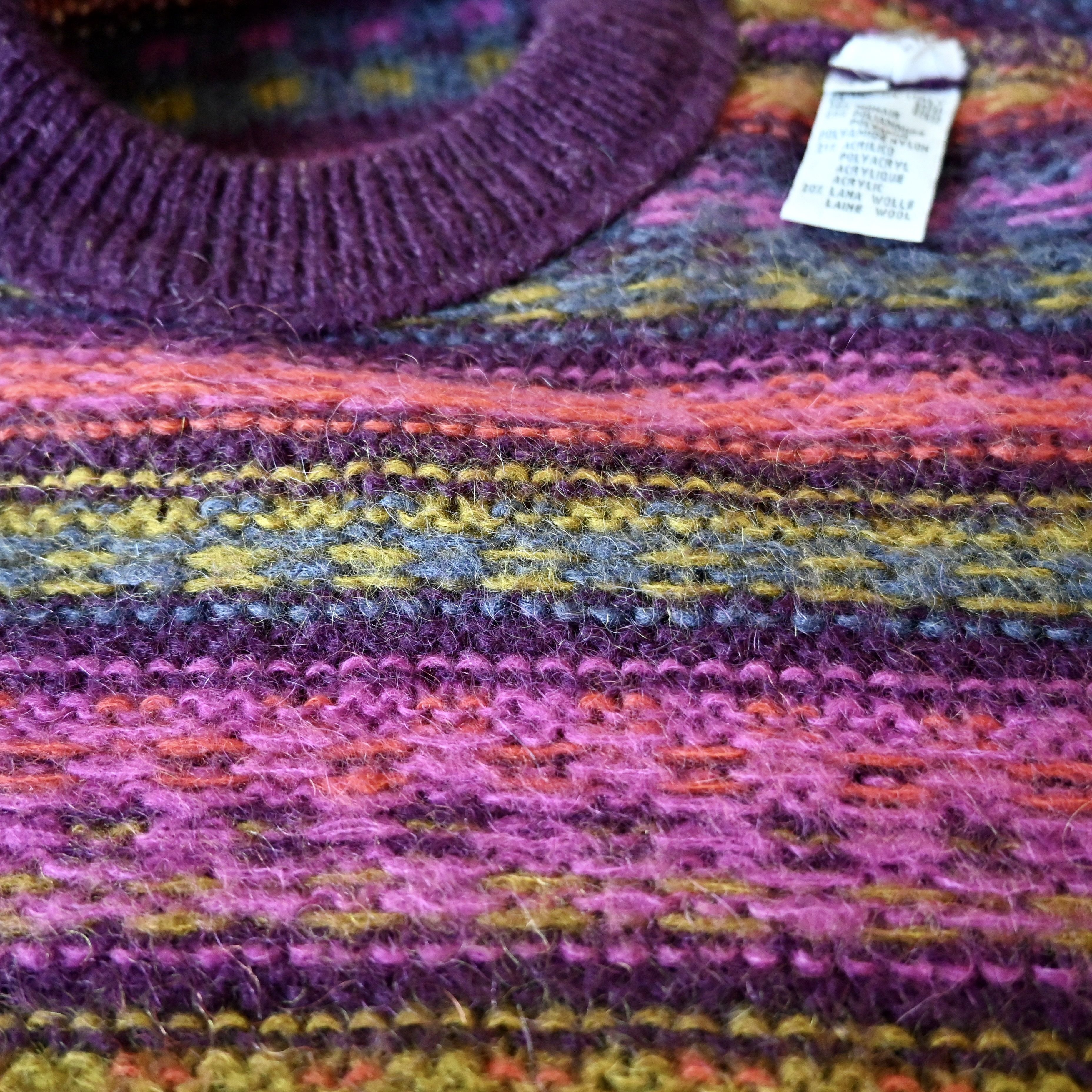 United Colors Of Benetton VTG United Colors of Benetton mohair-blend sweater, 46 Size M / US 6-8 / IT 42-44 - 12 Thumbnail