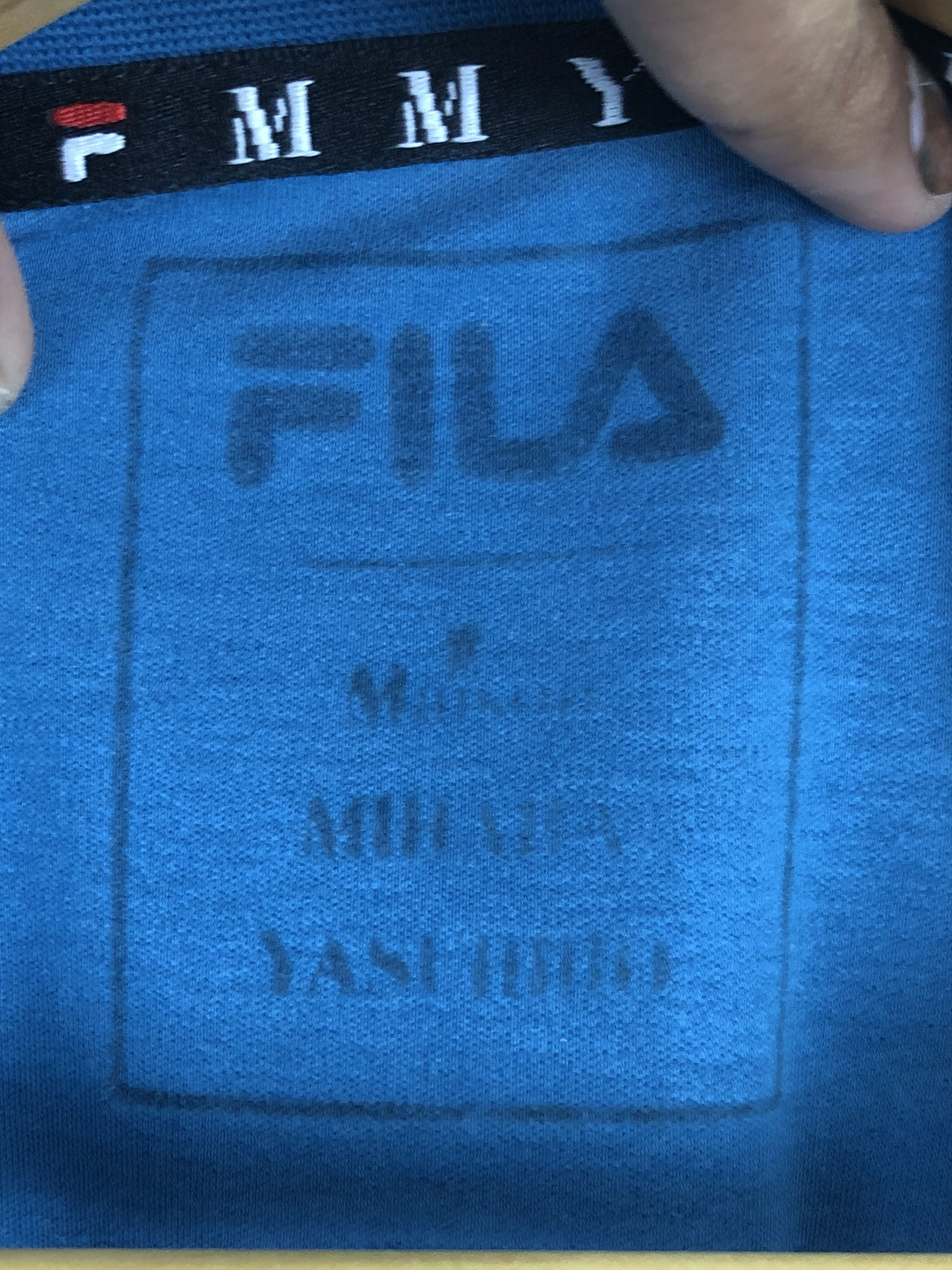 Designer × Fila × Maison MIHARA YASUHIRO Fila X Maison MiharaYasuhiro Big Logo T Shirt TA0468 Size US XXL / EU 58 / 5 - 10 Thumbnail