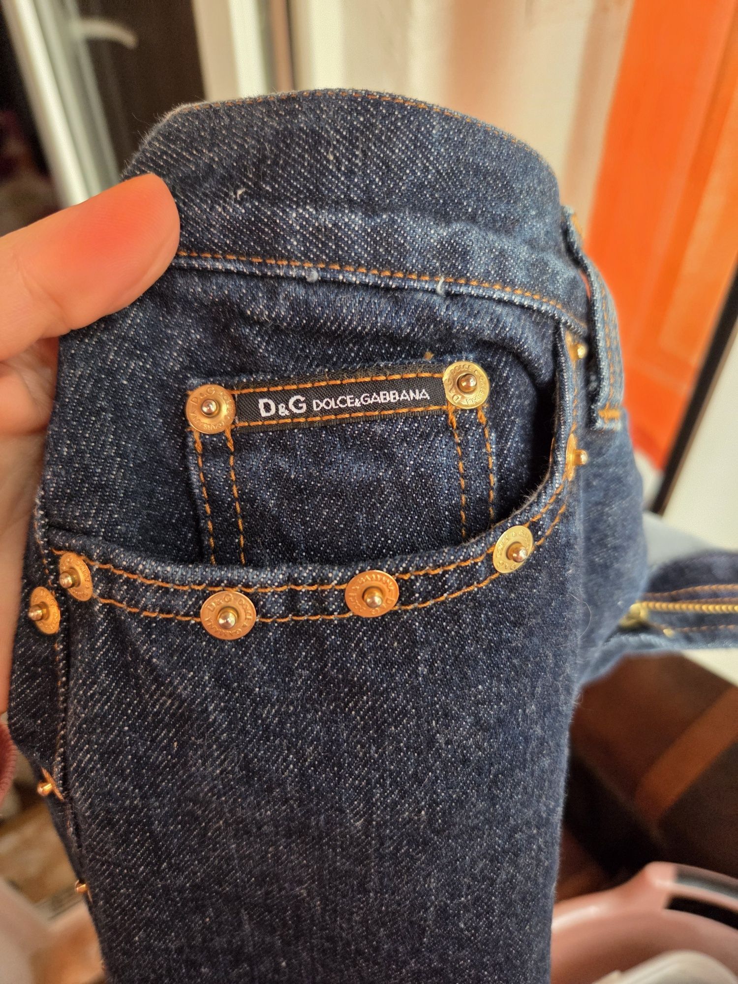 Dolce & Gabbana Dolce Gabbana Y2K Denim Skirt Size 28" / US 6 / IT 42 - 4 Thumbnail
