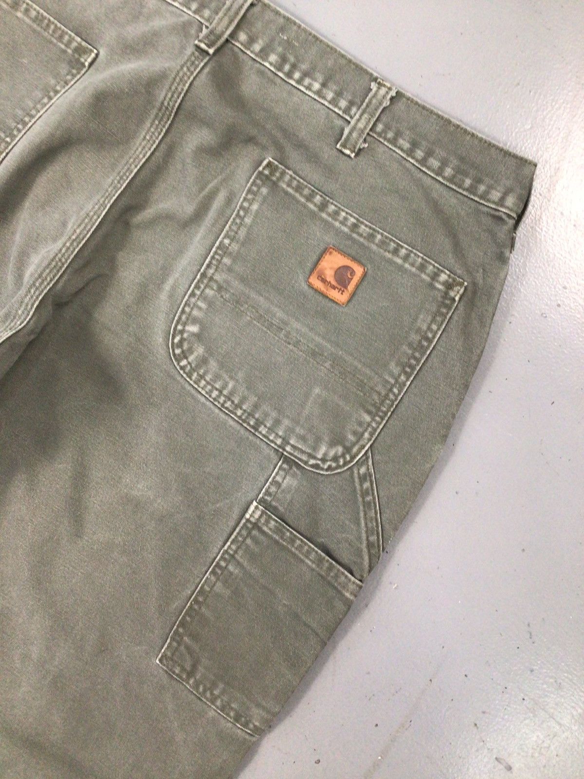 Carhartt × Vintage Vintage moss green Carhartt B11 mos denim Size US 38 / EU 54 - 9 Thumbnail