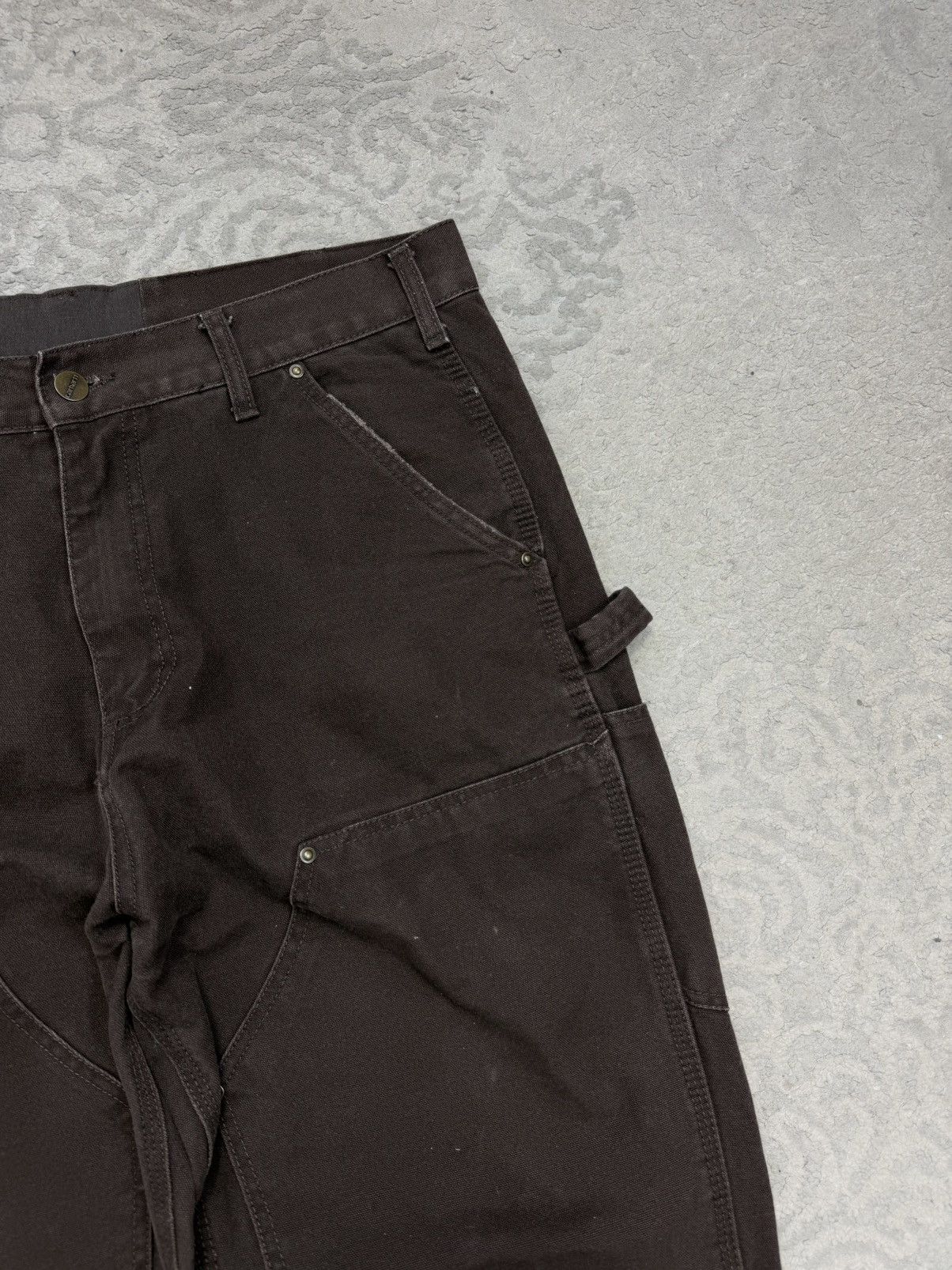 Carhartt Carhartt Double Knee Vintage Brown USA Pants Size US 32 / EU 48 - 5 Thumbnail
