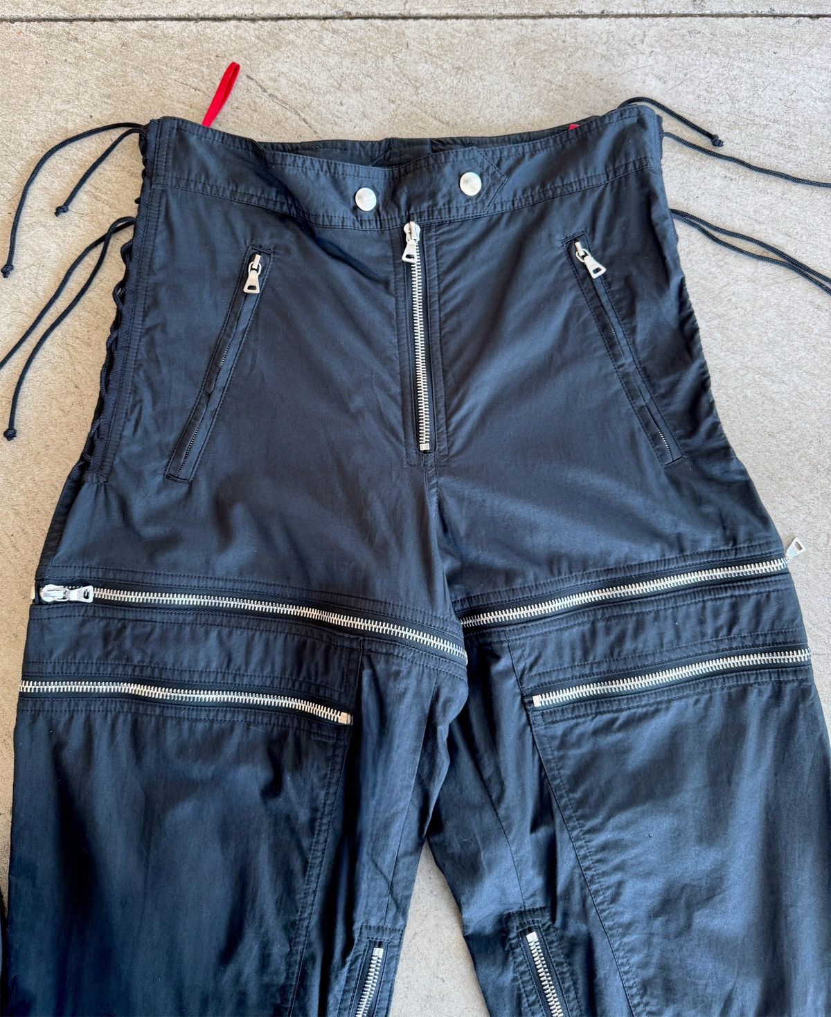 Prada Vintage Prada Zip Bondage Trouser Size 26" / US 2 / IT 38 - 2 Thumbnail