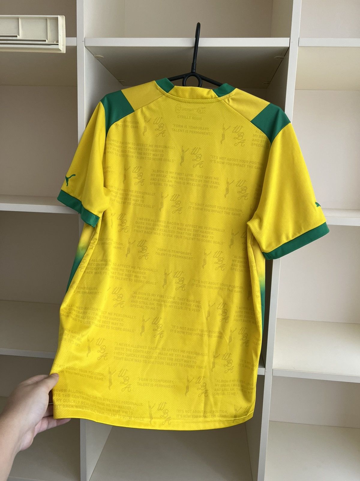 Puma West Bromwich Albion WBA 2022 Away Football Shirt Puma Sz L Size US L / EU 52-54 / 3 - 15 Thumbnail