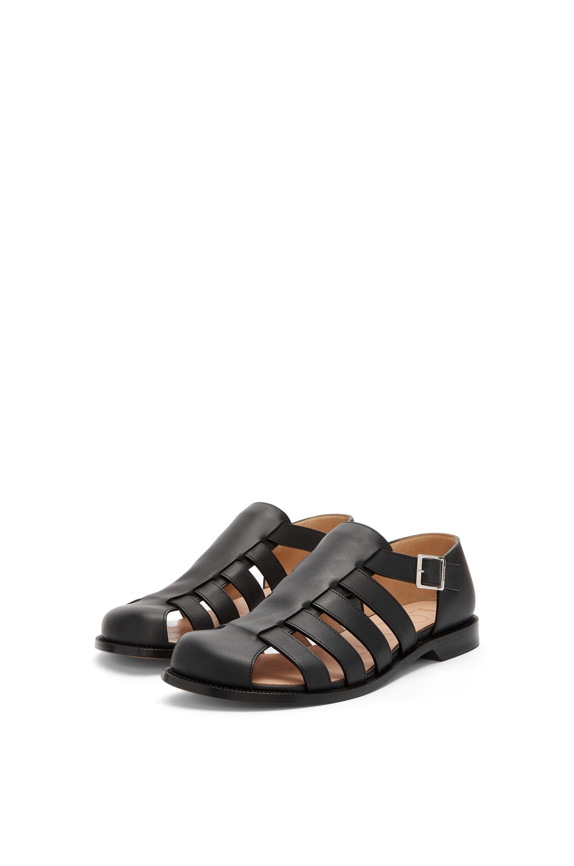 Loewe o1in1g0426 Campo Sandals in Black Size US 9 / EU 42 - 3 Thumbnail