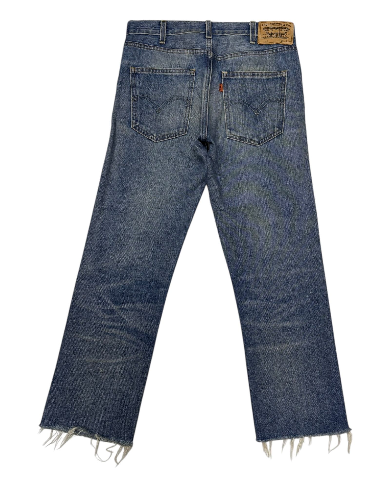 Levi's × Levi's Vintage Clothing × Vintage Vintage Levis Orange Tab Big E Distressed Denim Size 31" - 2 Thumbnail
