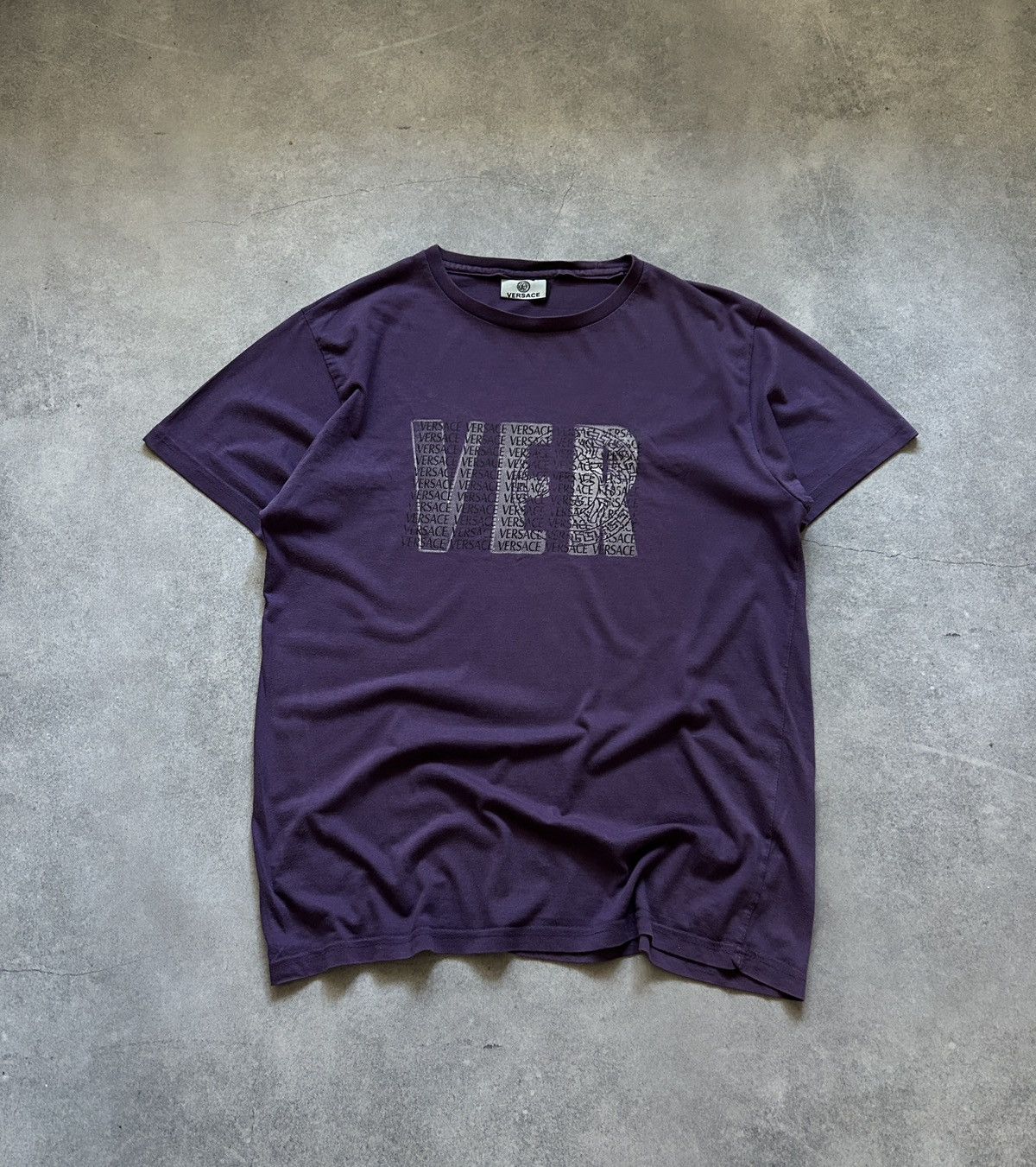 Versace × Vintage Vintage Versace Big logo purple shirt mens y2k Size US M / EU 48-50 / 2 - 2 Thumbnail