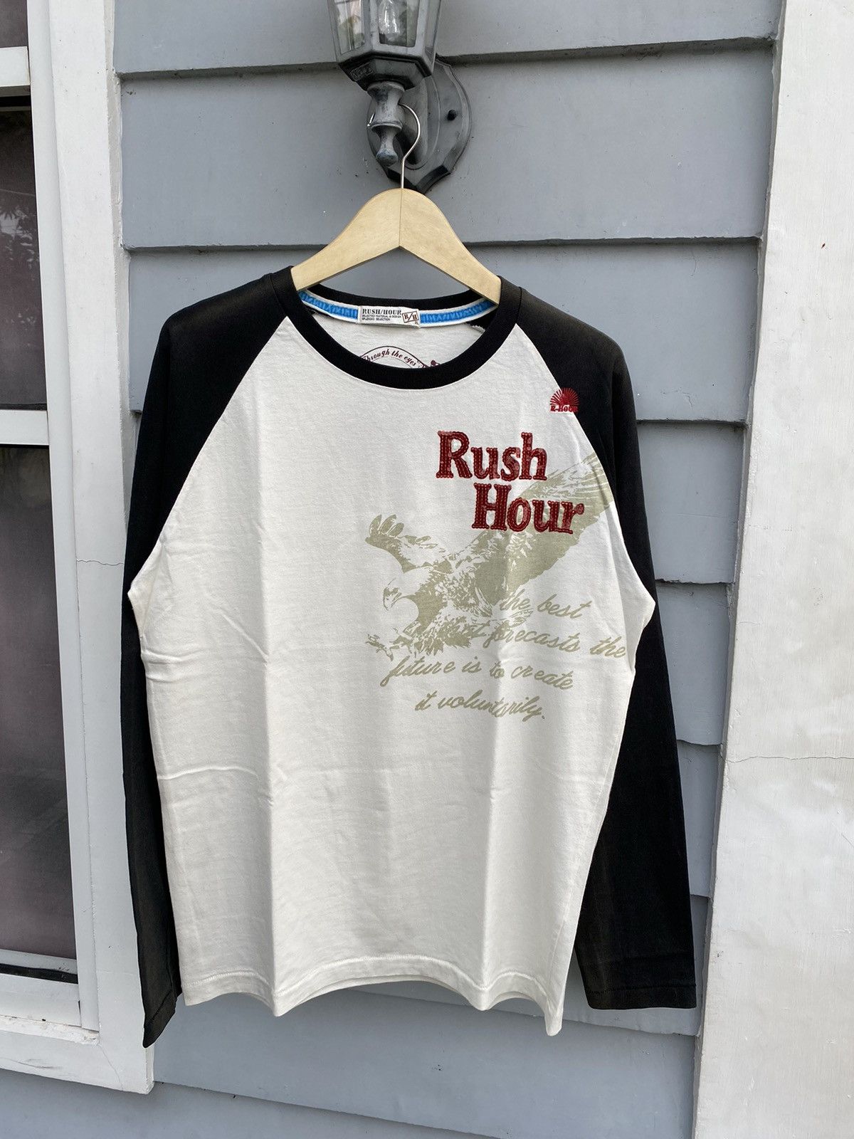 Vintage Rush Hour Japanese Vintage Single Stitch Super Cool Raglan Size US XL / EU 56 / 4 - 1 Thumbnail