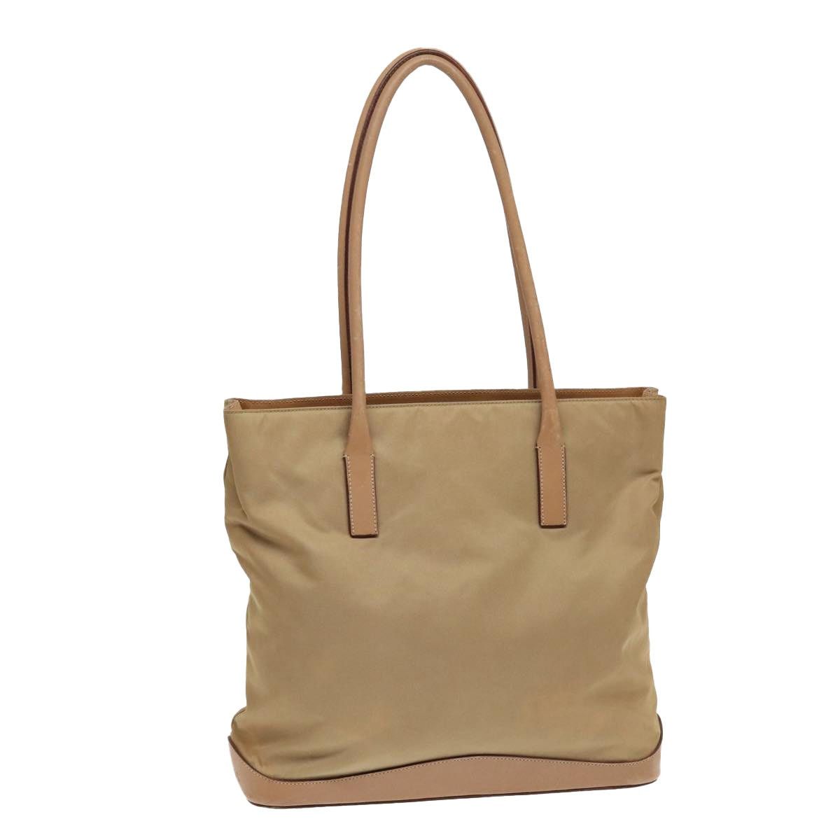 PRADA Tote Bag Nylon Beige