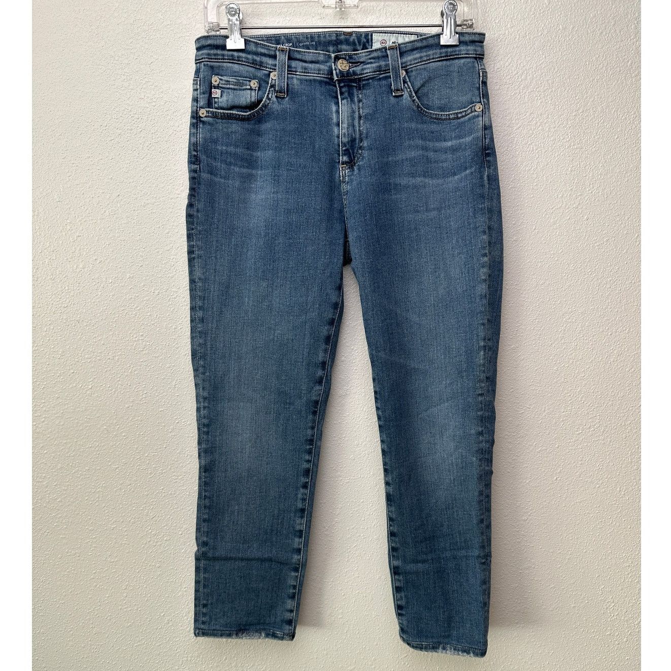 AG Adriano Goldschmied AG Adriano Goldschmied Prima Crop Cigarette Jeans Blue US 28 Size 28" / US 6 / IT 42 - 3 Thumbnail