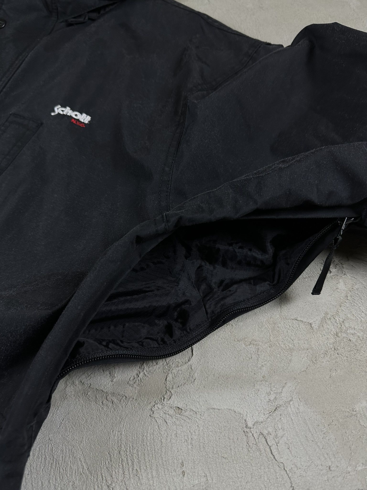 Schott Vintage Schott Nylon Long Logo Military Jacket Size US XL / EU 56 / 4 - 9 Thumbnail
