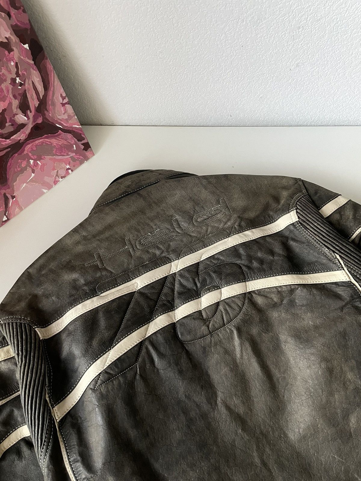Vintage Vintage Held Racing Leather Jacket Punk Faded Brown Moto Y2K Size US XL / EU 56 / 4 - 10 Thumbnail
