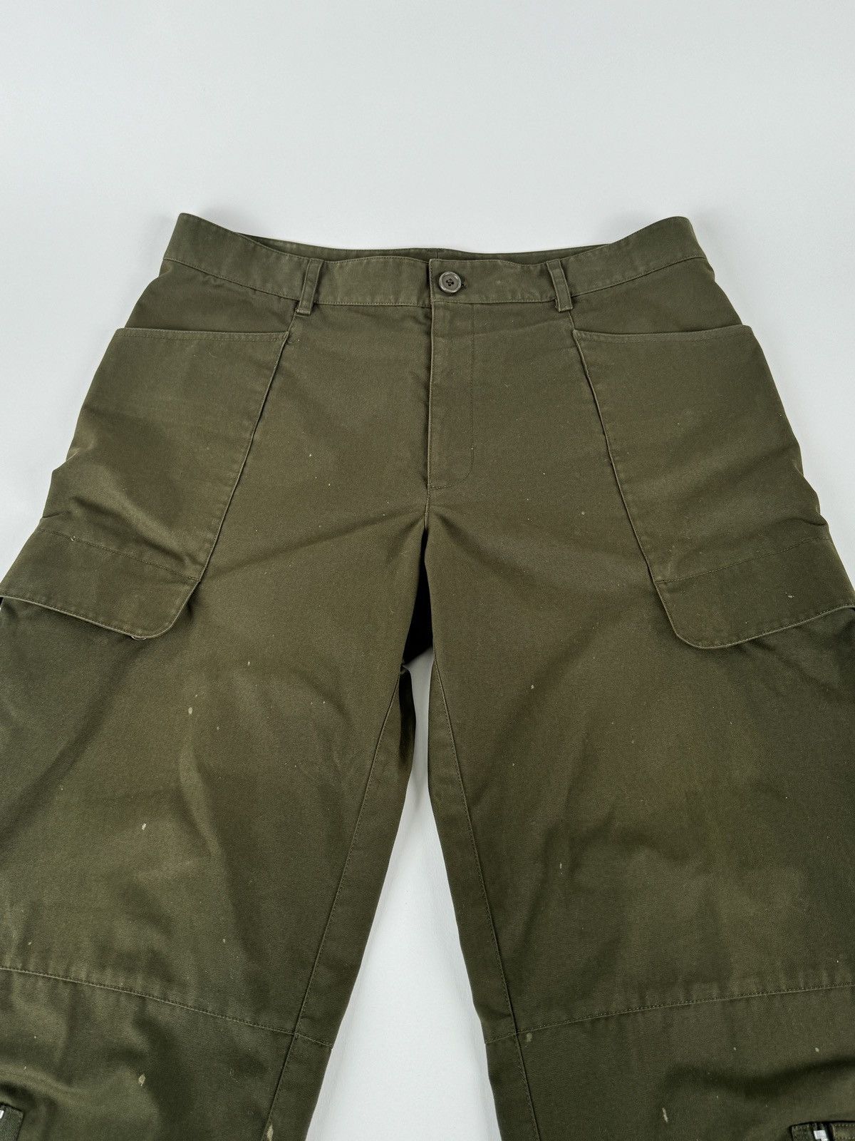 Helmut Lang Helmut Lang Green Cargo Pants Size US 36 / EU 52 - 3 Thumbnail