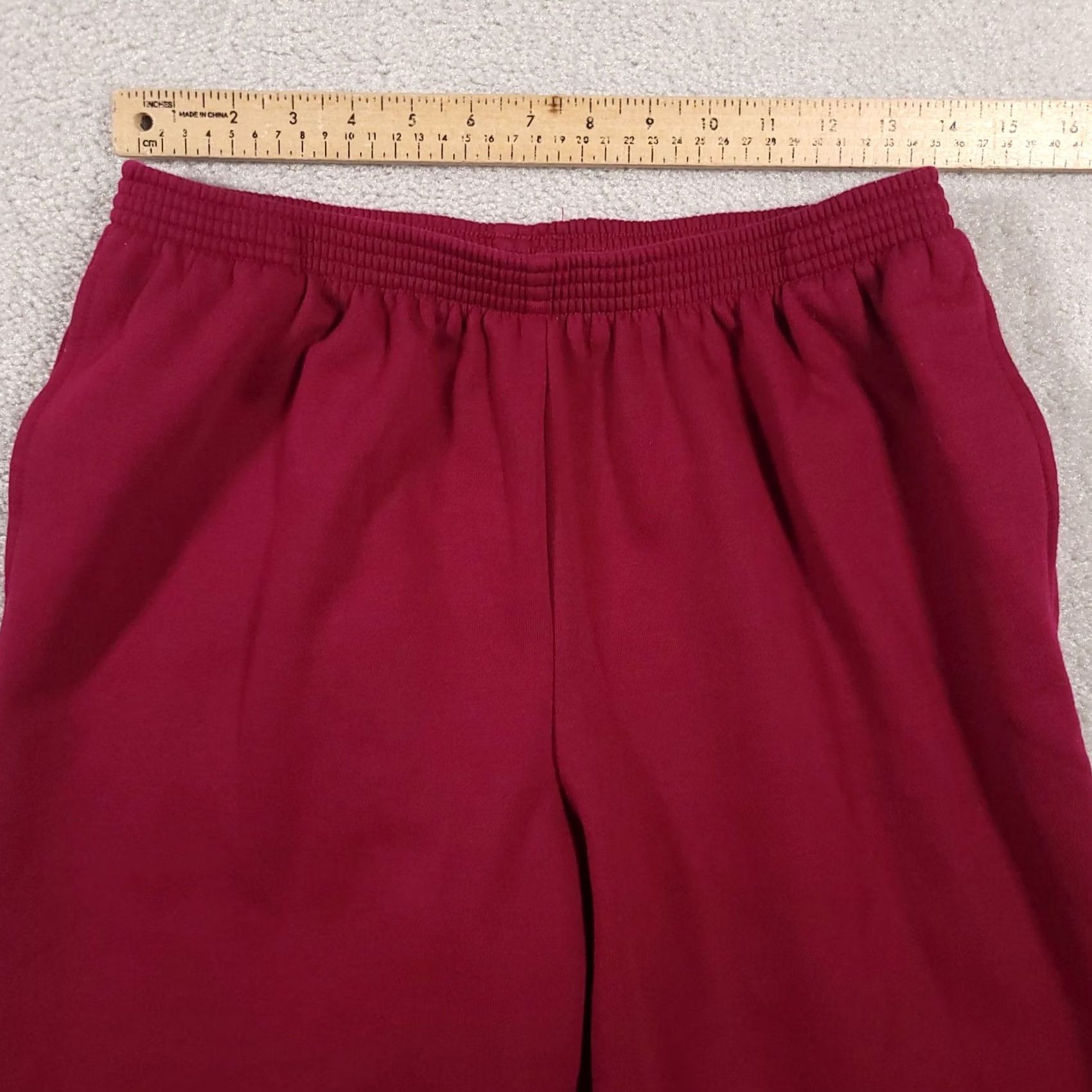 Vintage VINTAGE Alfred Dunner Pants Women's 12 Red Sweatpants Polyester Blend Elastic Waist Size 34" / US 12 / IT 48 - 5 Thumbnail