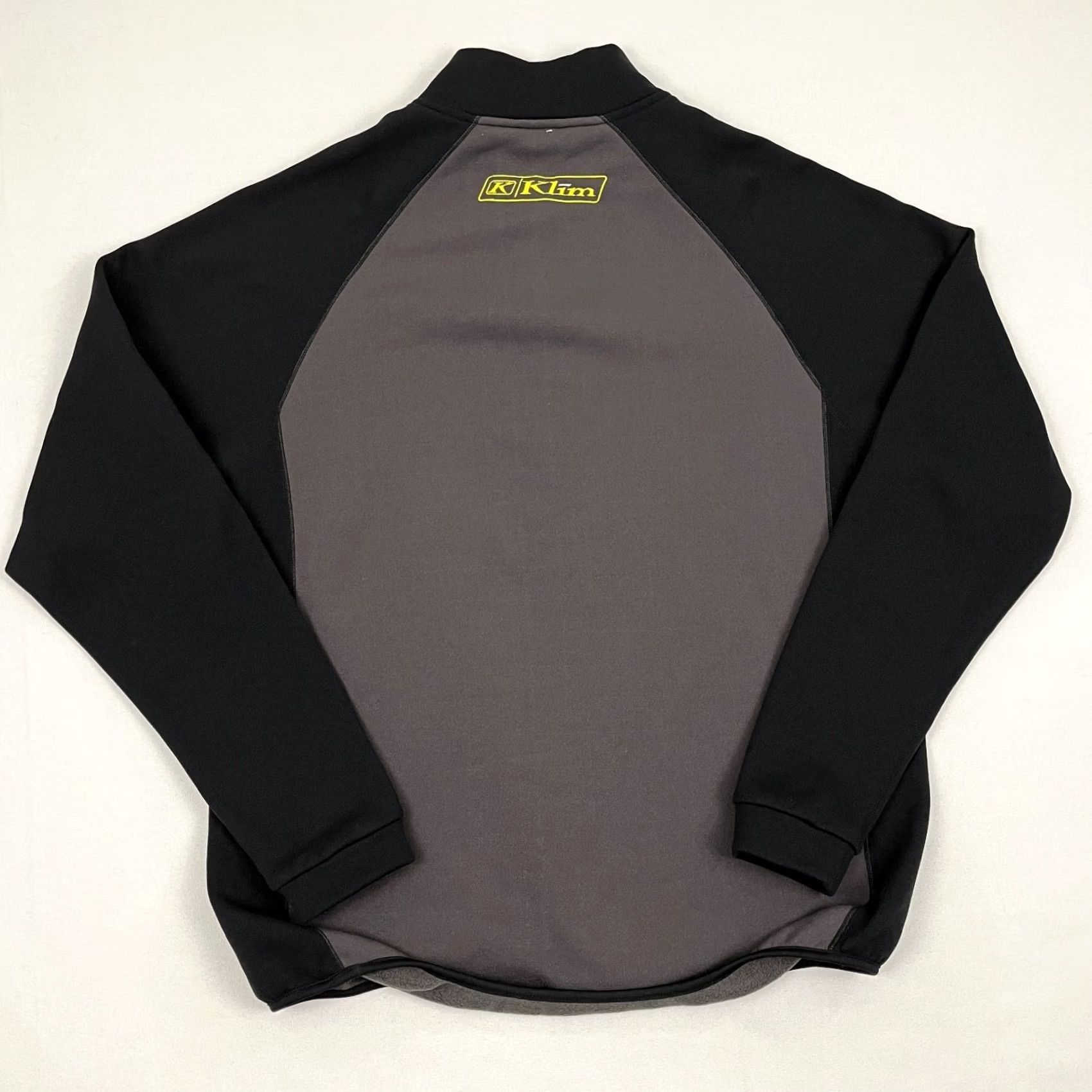 Vintage Klim Pullover Mens L Gray Black Fleece Lined Quarter Zip Active Sweatshirt Snow Size US L / EU 52-54 / 3 - 3 Thumbnail