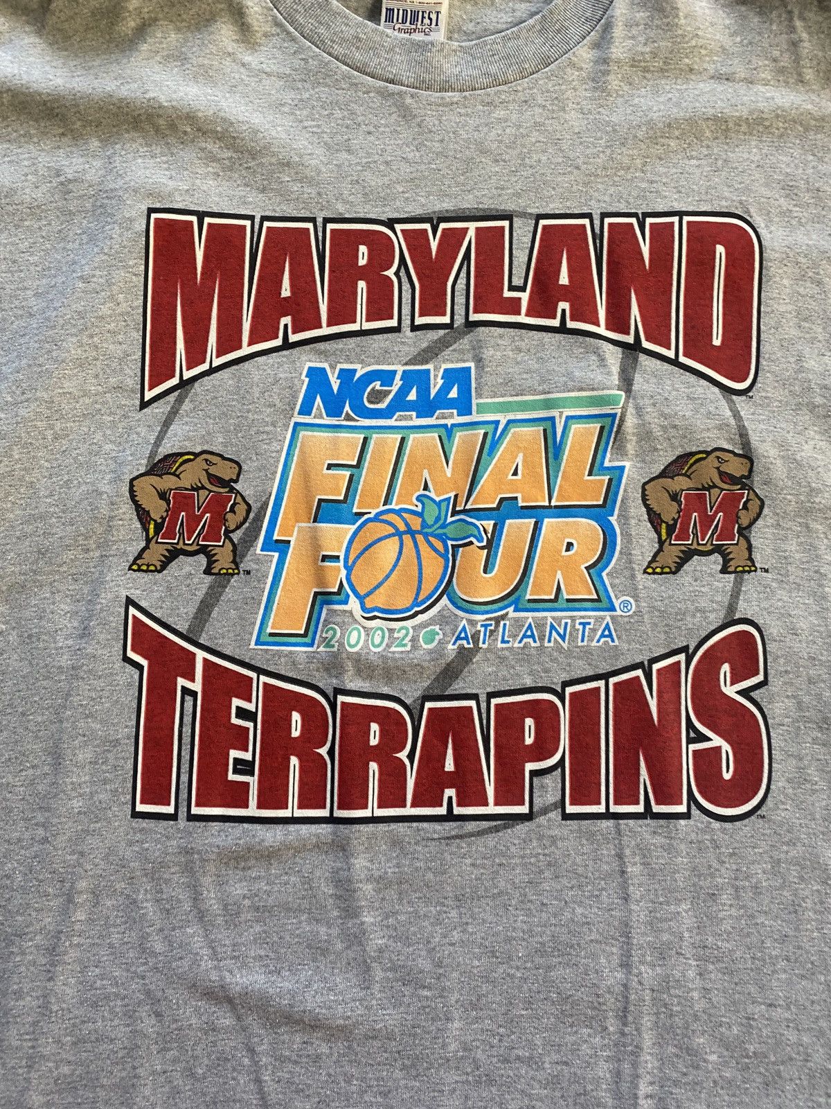 NCAA Vintage ‘02 Maryland Terps NCAA Final Four Basketball Tee Size US XXL / EU 58 / 5 - 2 Thumbnail