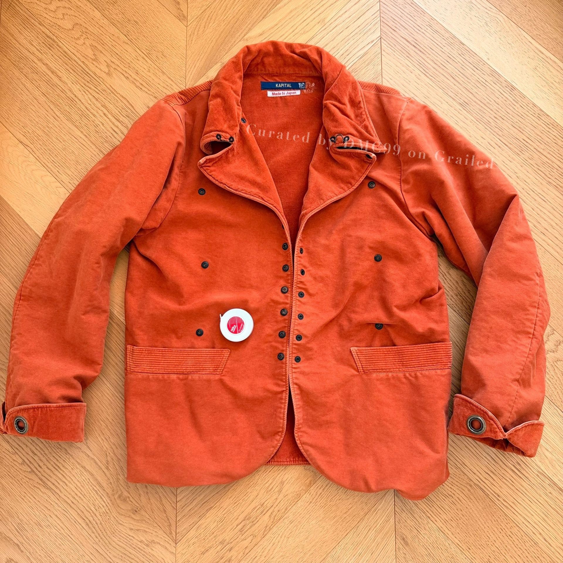 Kapital Kapital Katsutagi Kiro Hirata Melton Wool Ring Coat Hoodie