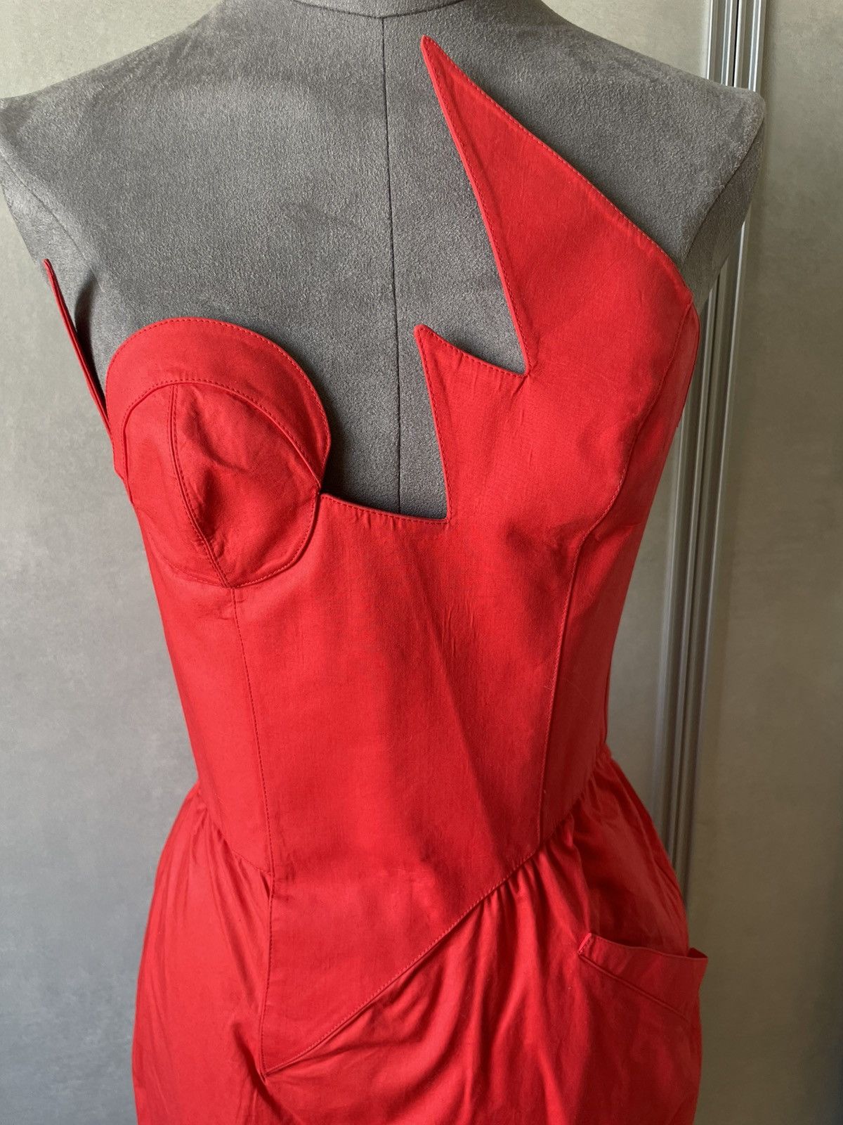 Thierry Mugler THIERRY MUGLER VAMPIRE DRESS Size XS / US 0-2 / IT 36-38 - 3 Thumbnail