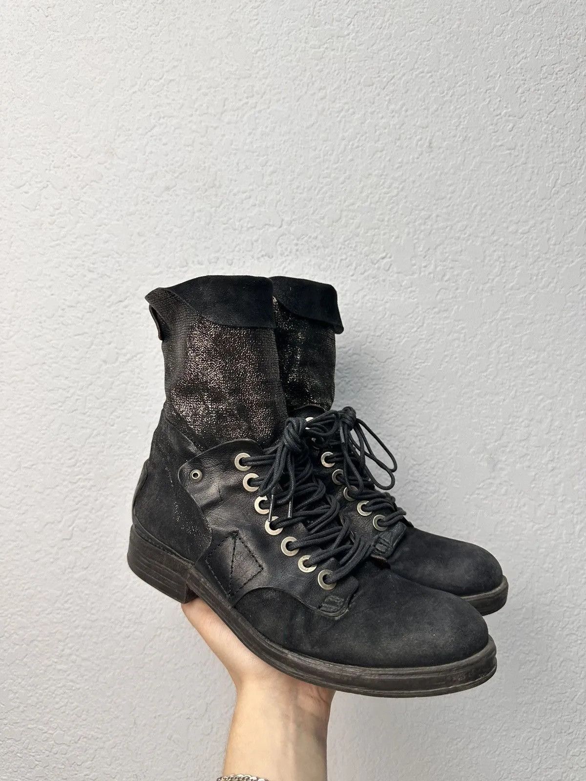 A.S.98 Leather Boots A.S. 98 Western Air step Guisi style Vintage Size US 7 / IT 37 - 1 Thumbnail