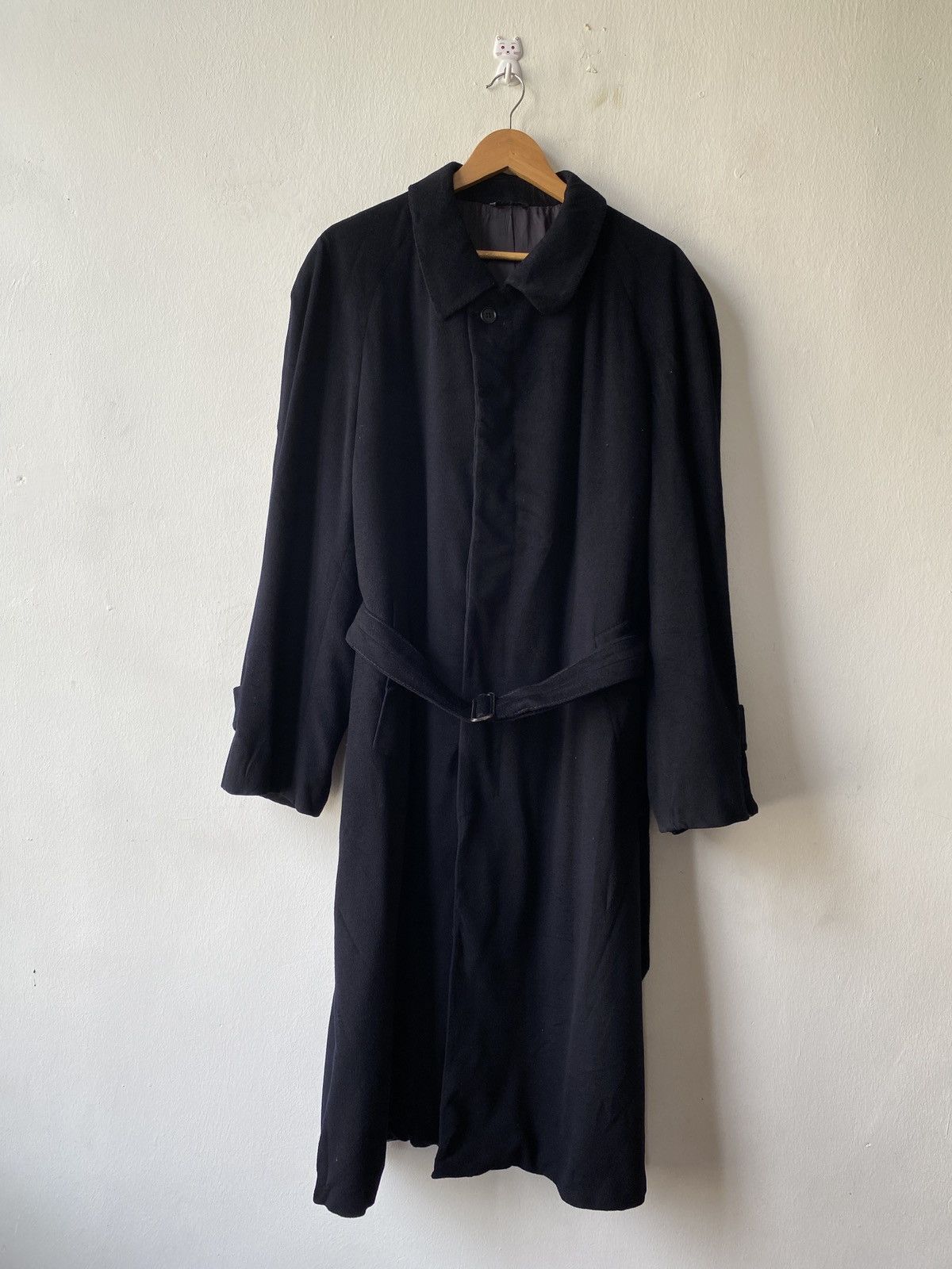 Loro Piana Vintage Loro Piana Wool Long Coat Oversize Size US XL / EU 56 / 4 - 4 Thumbnail