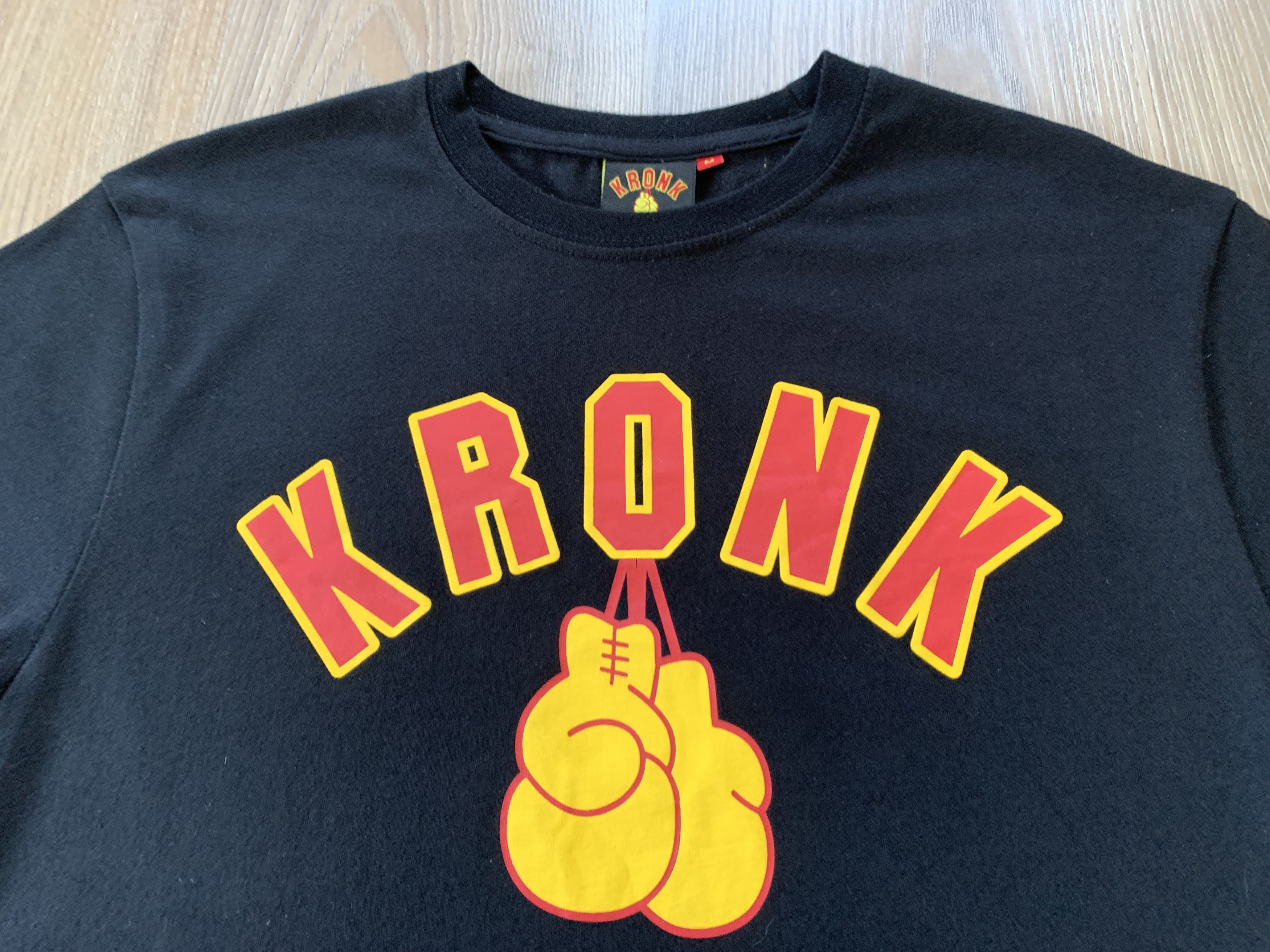 Vintage Vintage Kronk Black Boxing T-Shirt Size US M / EU 48-50 / 2 - 5 Thumbnail